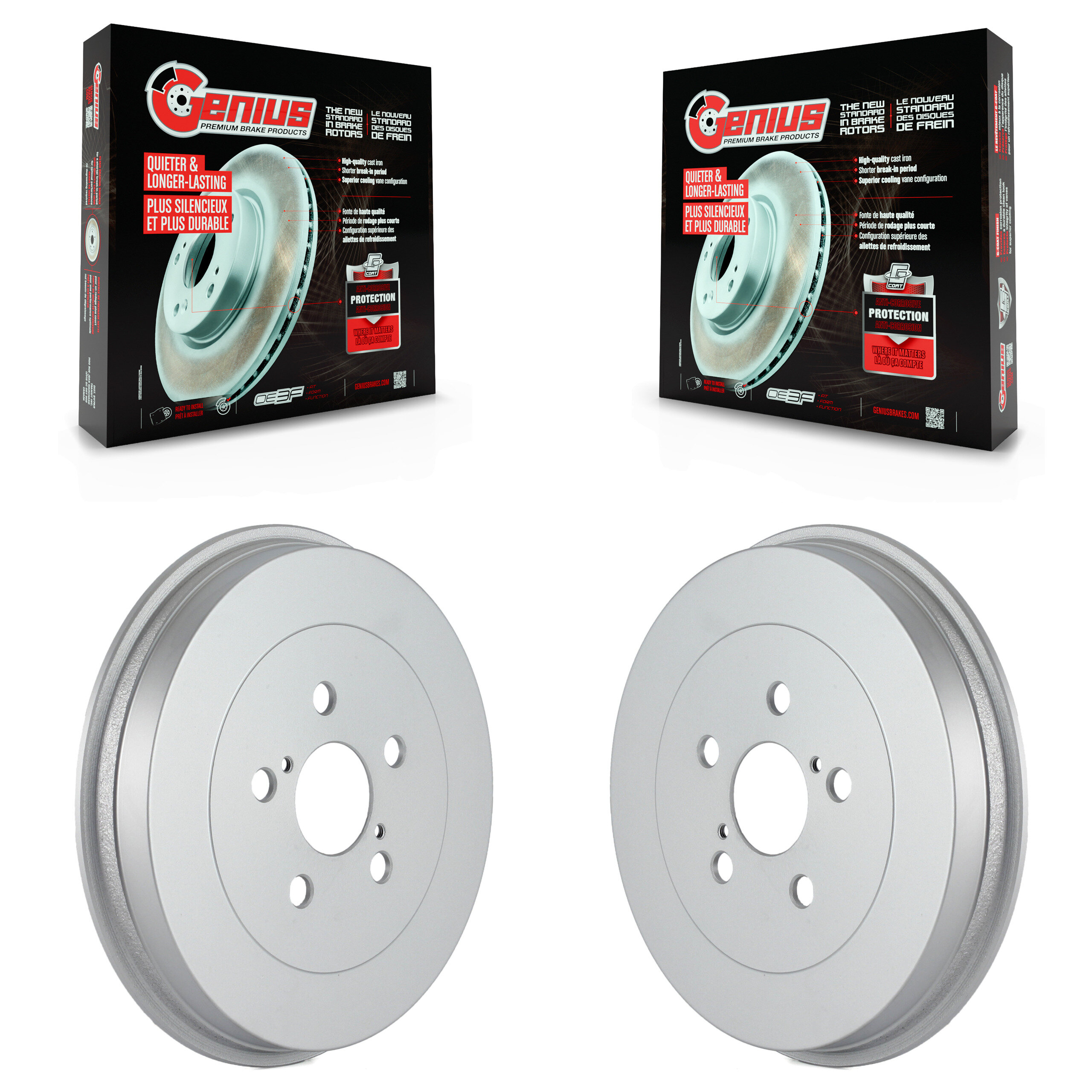 Genius - KG-101411 - Rear Brake Drum Kits