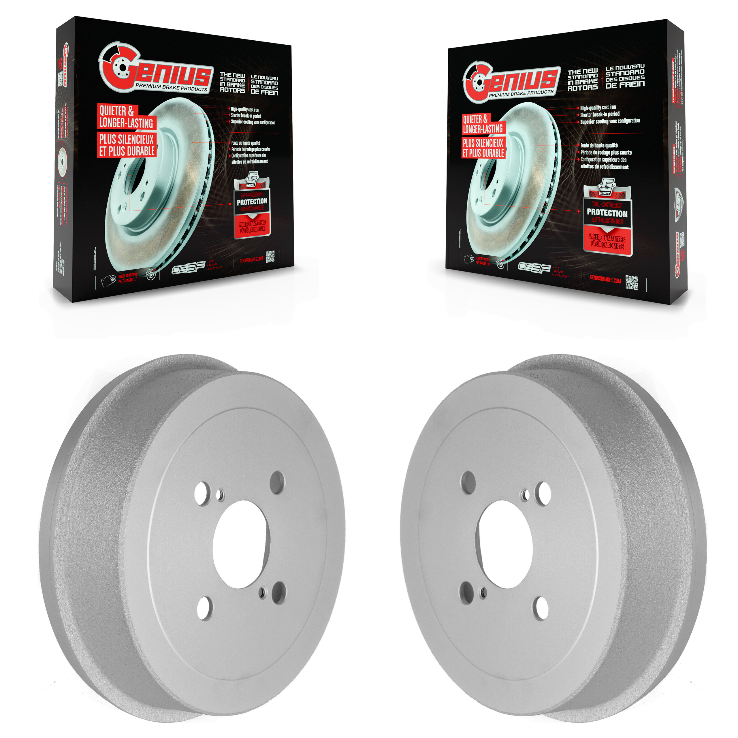 Genius - KG-101413 - Rear Brake Drum Kits