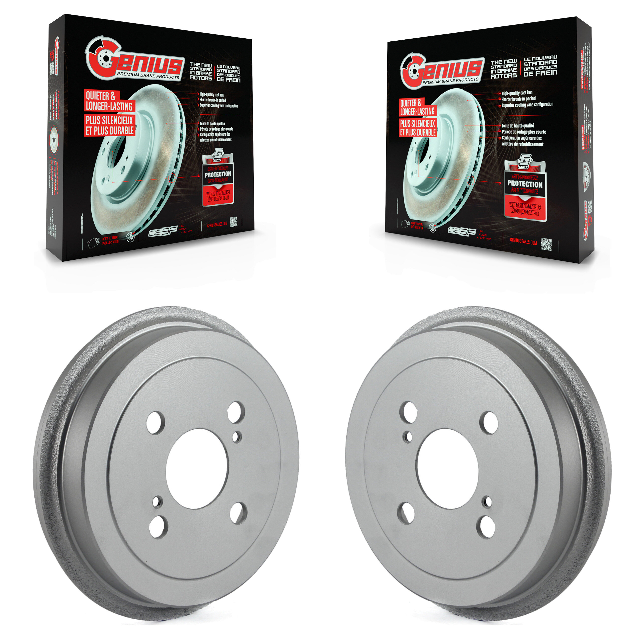 Genius - KG-101415 - Rear Brake Drum Kits