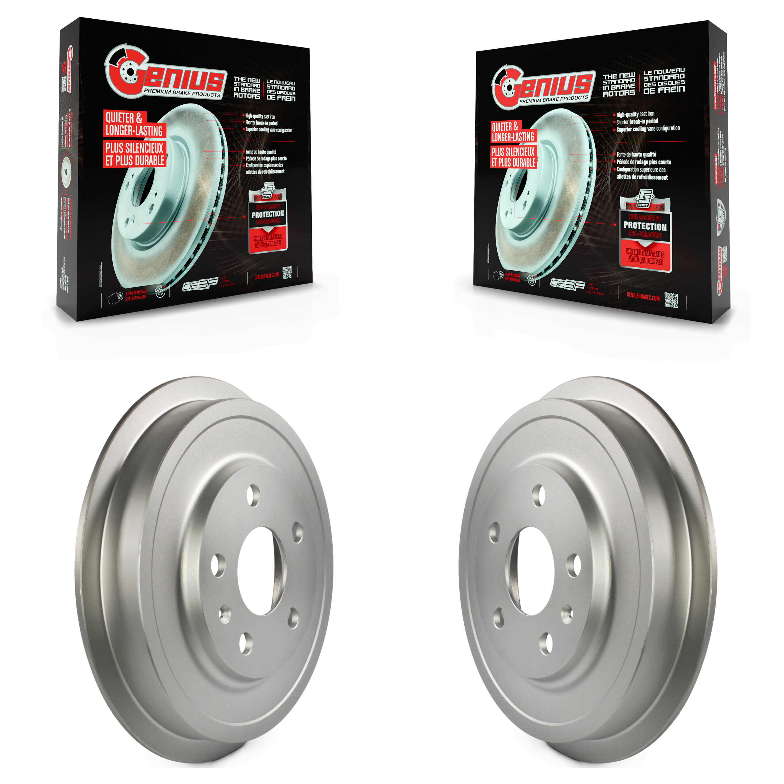 Genius - KG-101417 - Rear Brake Drum Kits