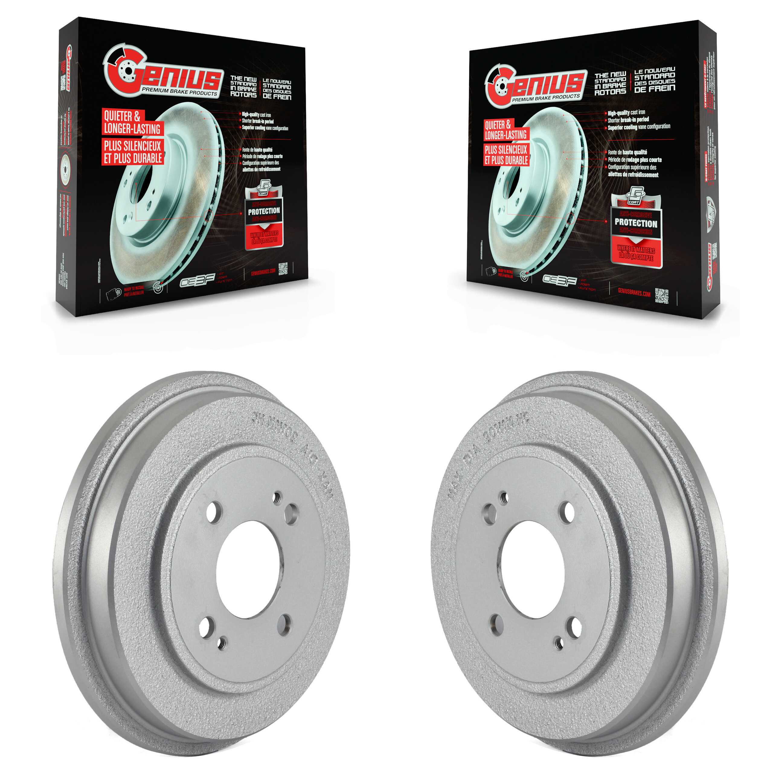 Genius - KG-101418 - Rear Brake Drum Kits
