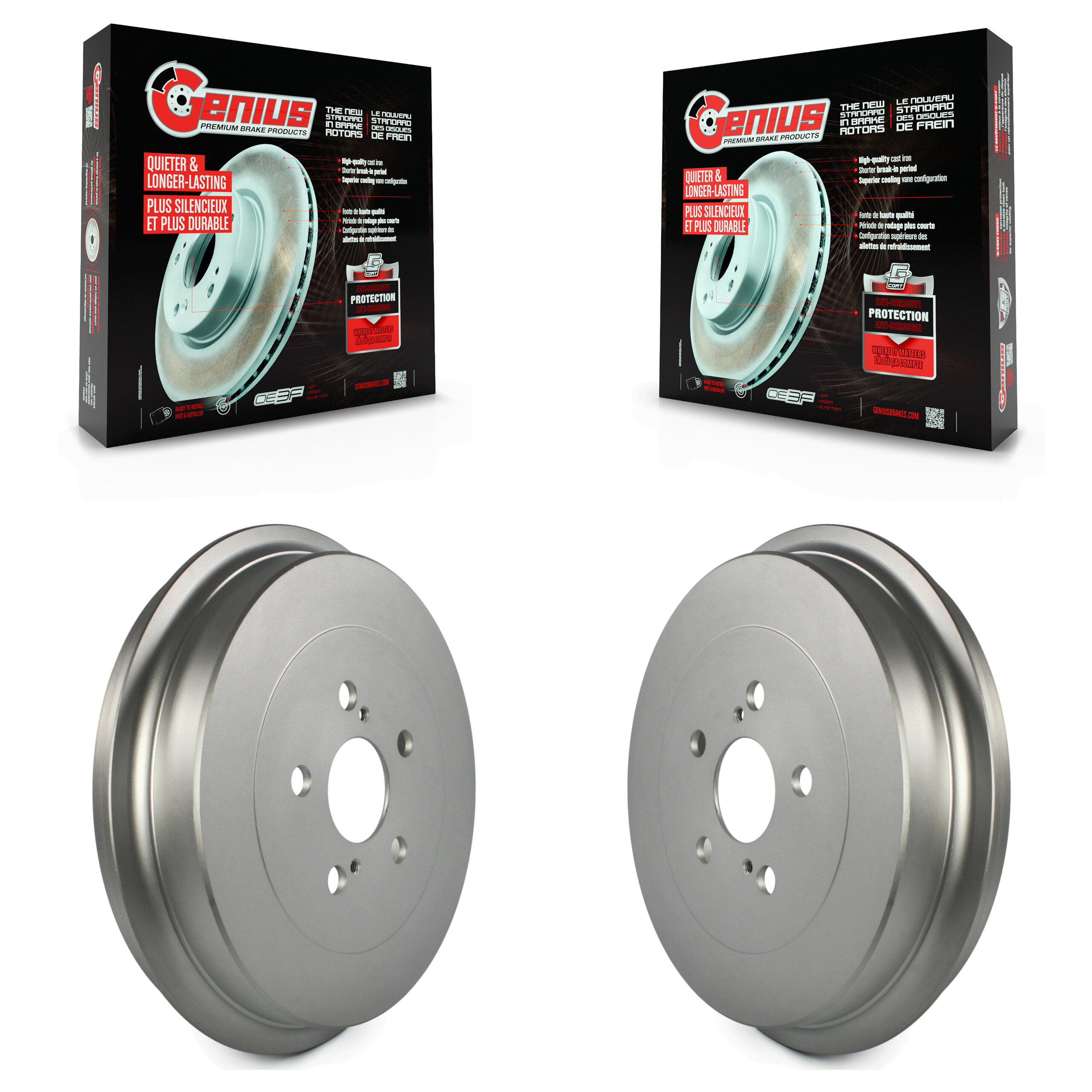 Genius - KG-101419 - Rear Brake Drum Kits