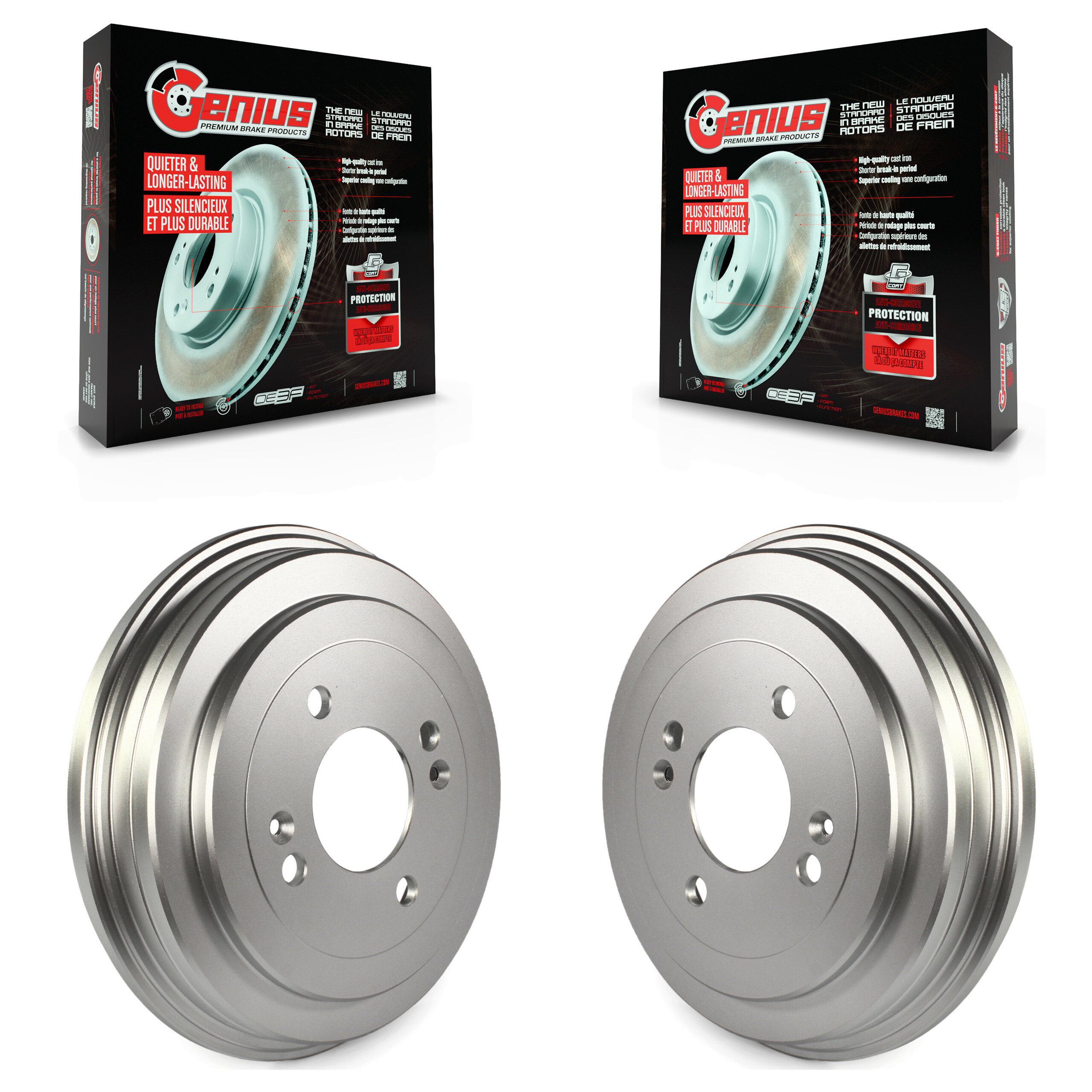 Genius - KG-101420 - Rear Brake Drum Kits