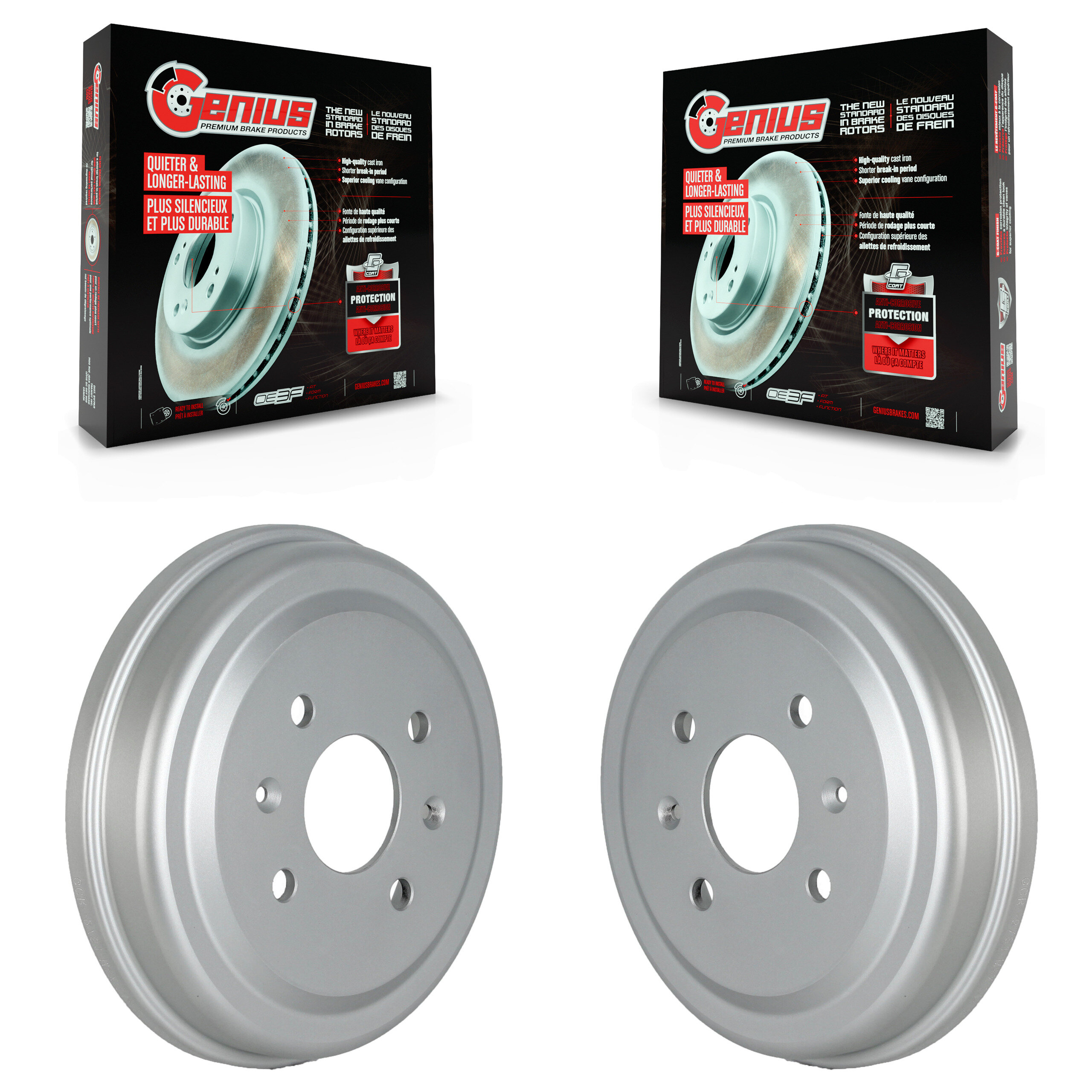 Genius - KG-101489 - Rear Brake Drum Kits
