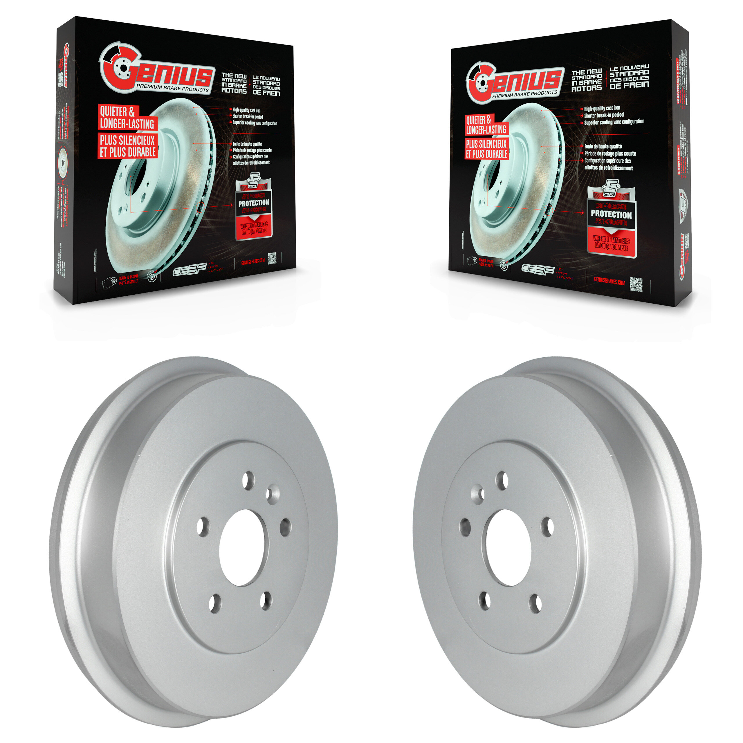 Genius - KG-101490 - Rear Brake Drum Kits