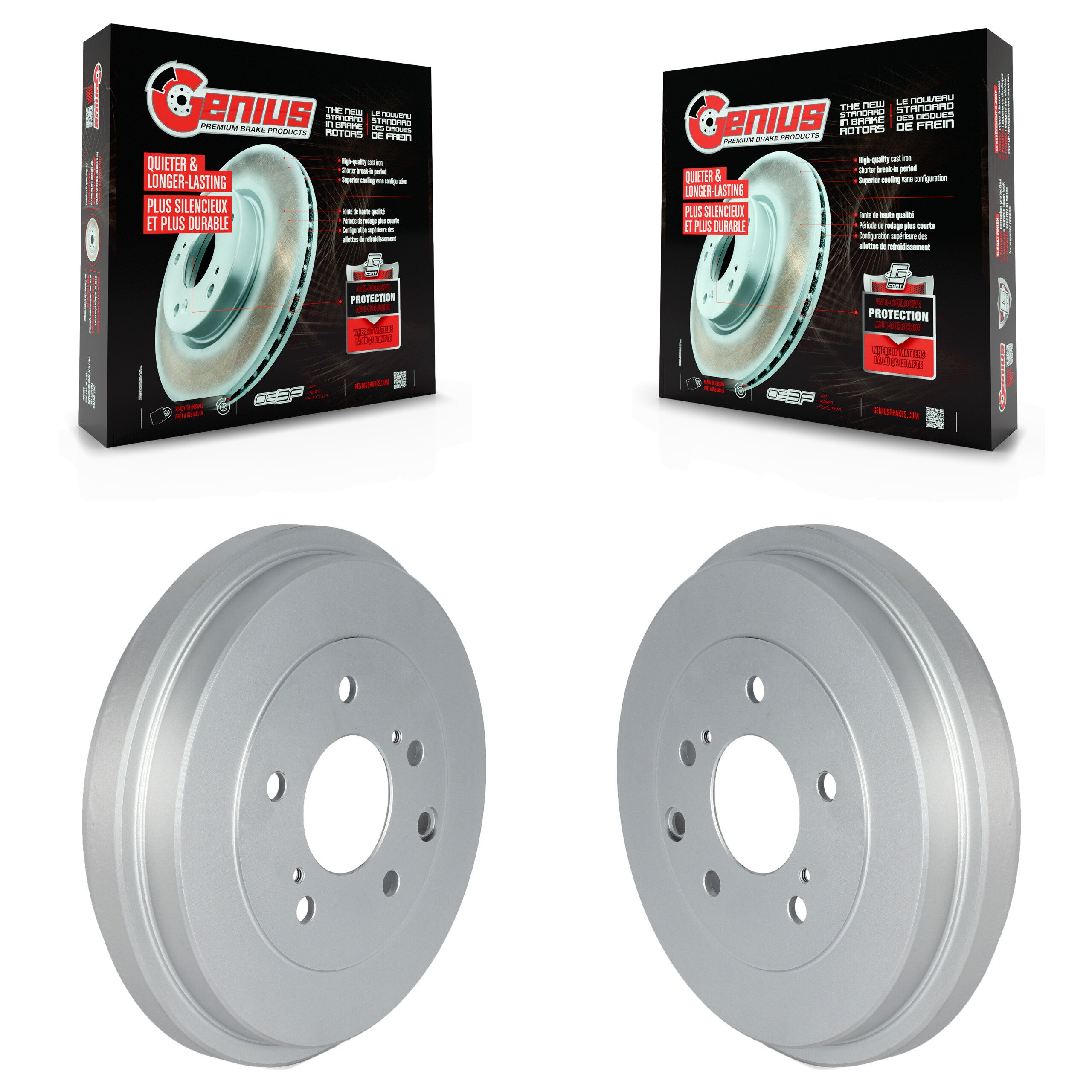 Genius - KG-101492 - Rear Brake Drum Kits