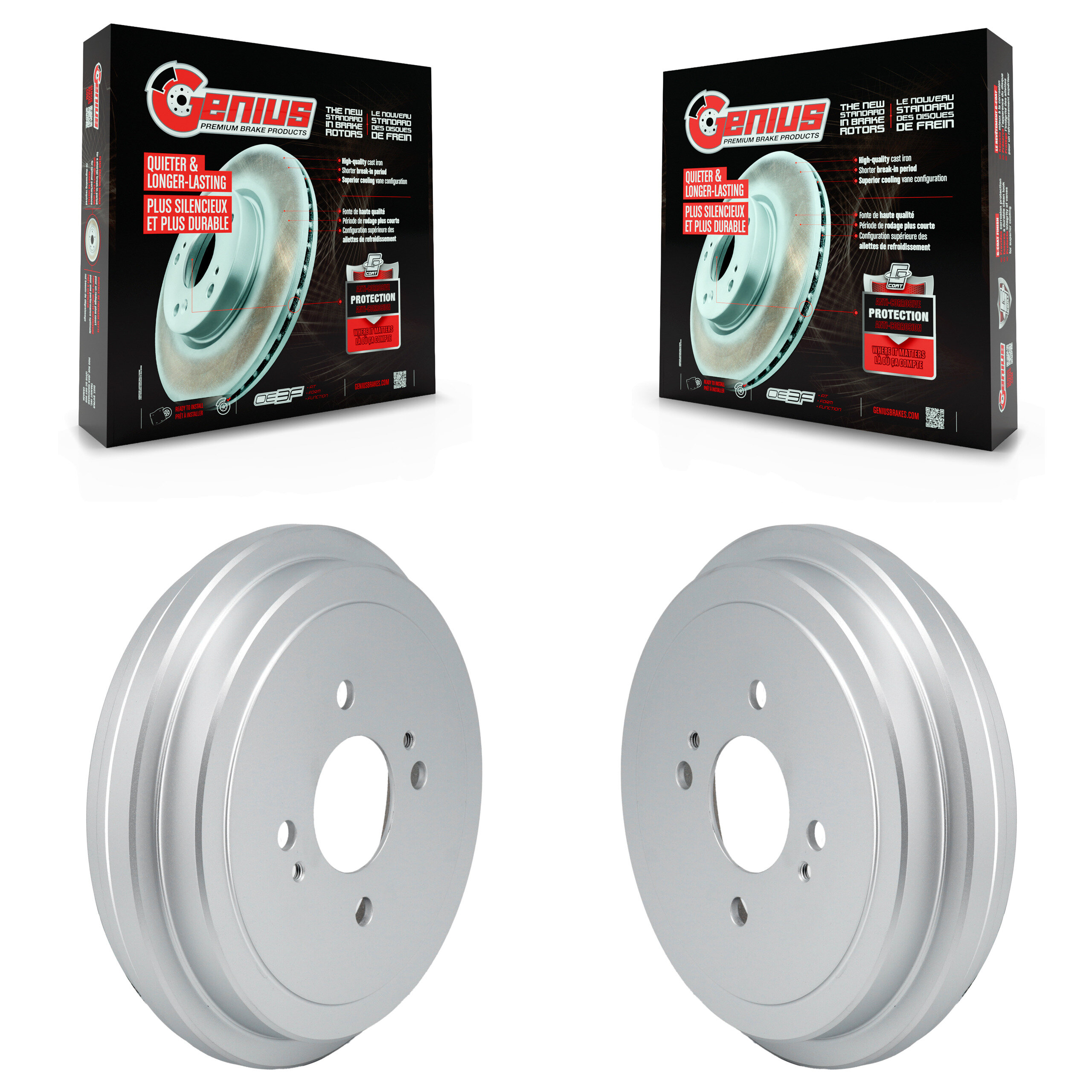 Genius - KG-101870 - Rear Brake Drum Kits