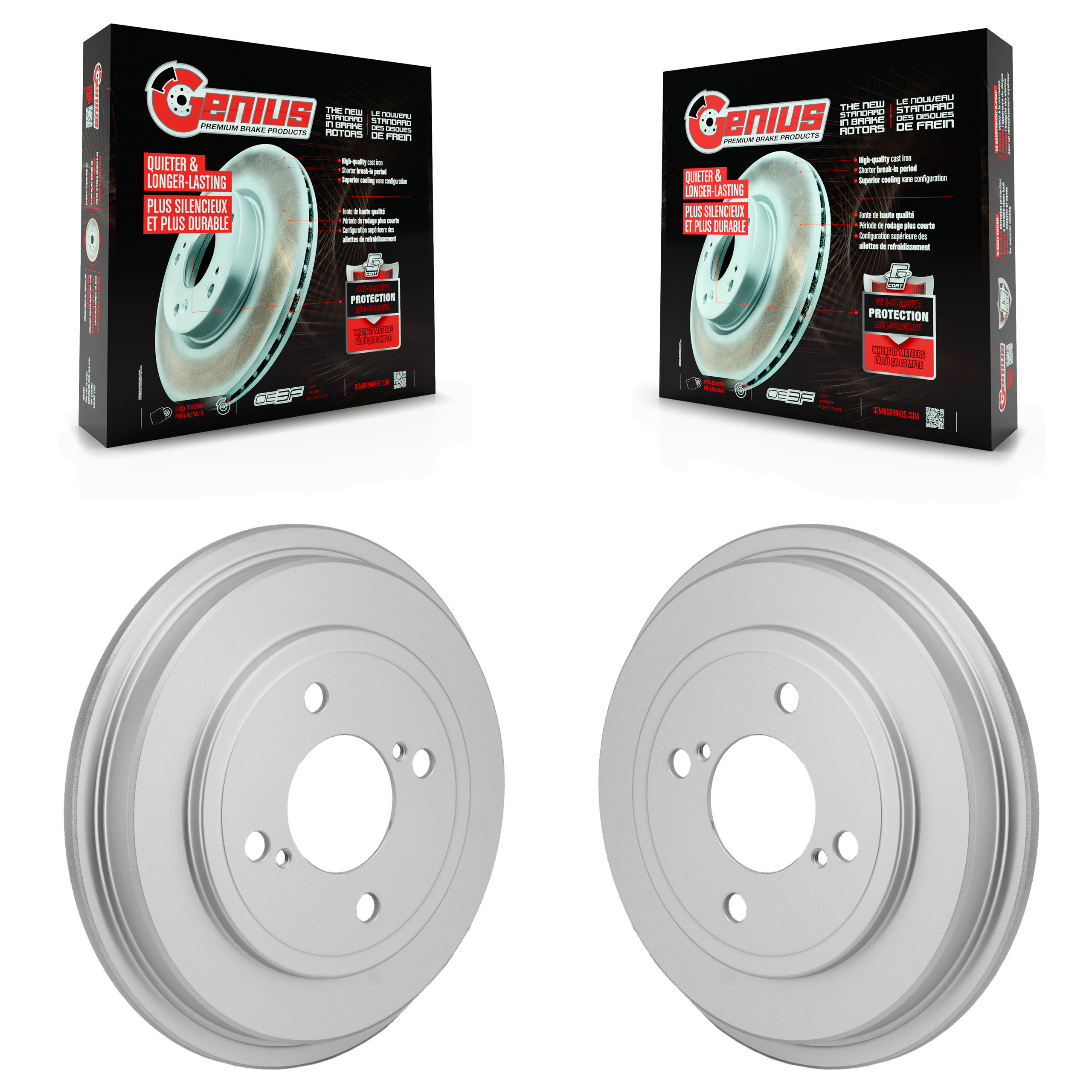 Genius - KG-102040 - Rear Brake Drum Kits