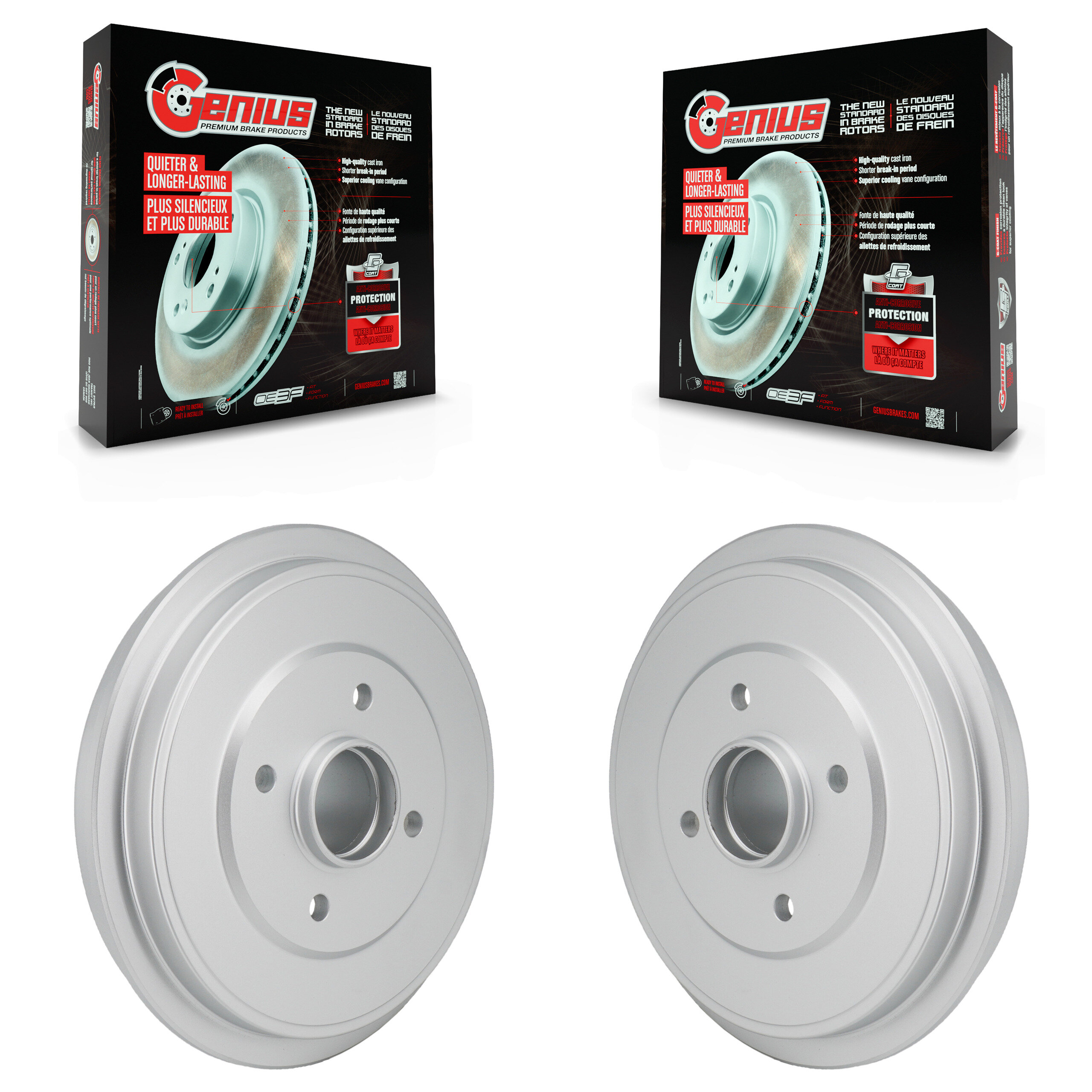Genius - KG-102041 - Rear Brake Drum Kits