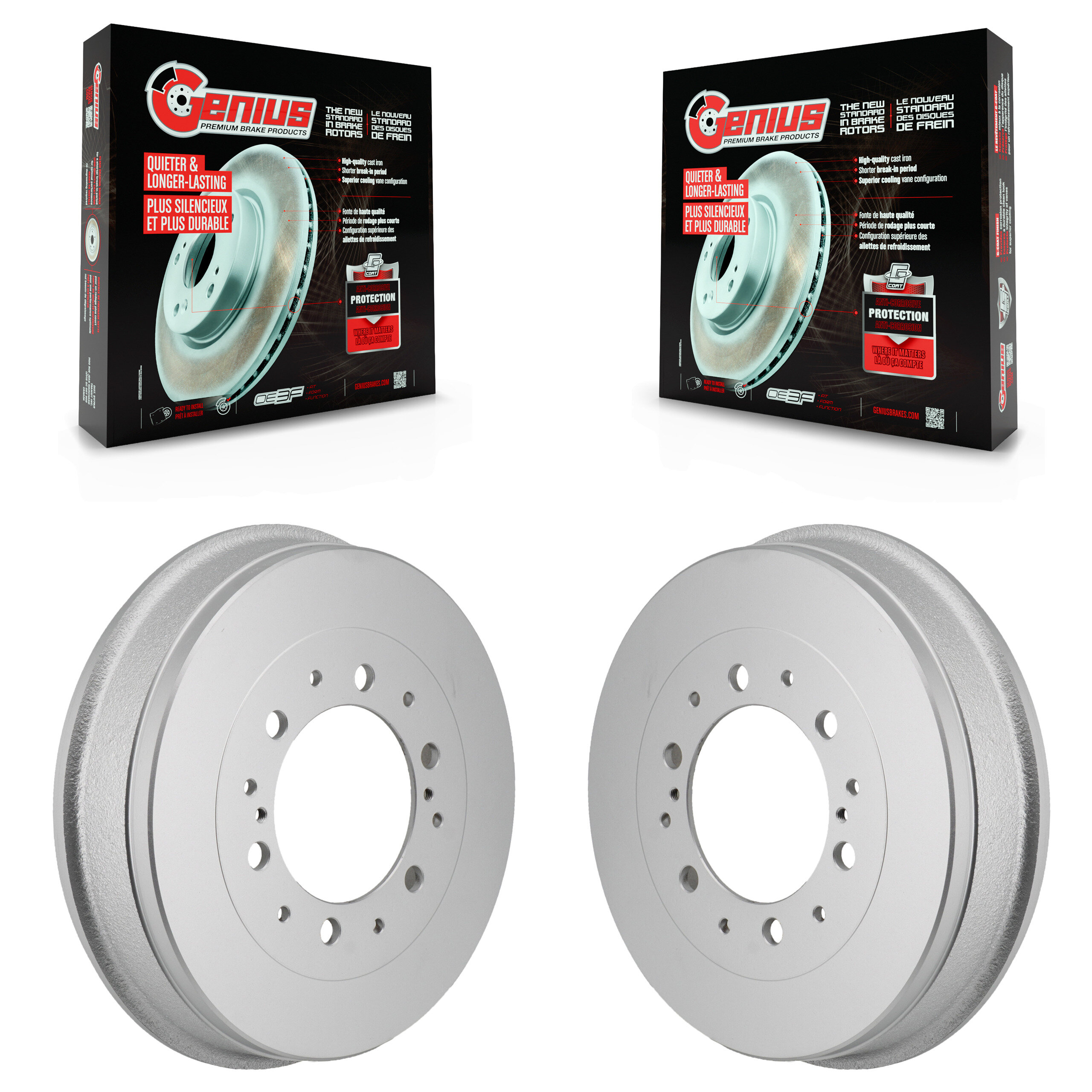 Genius - KG-102042 - Rear Brake Drum Kits
