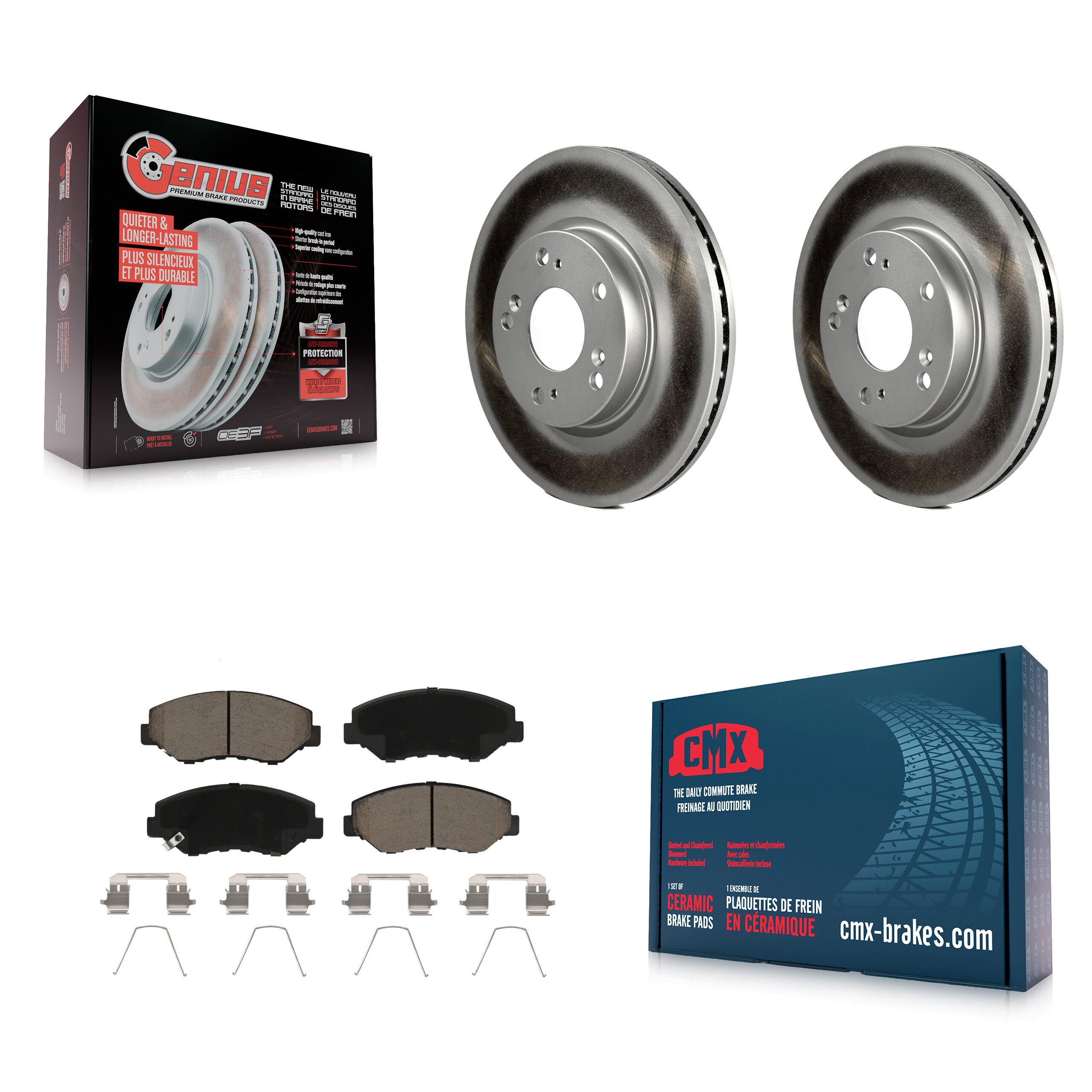 Transit Auto KGC-100313 Disc Brake Kit for 2013 Acura ILX - Front