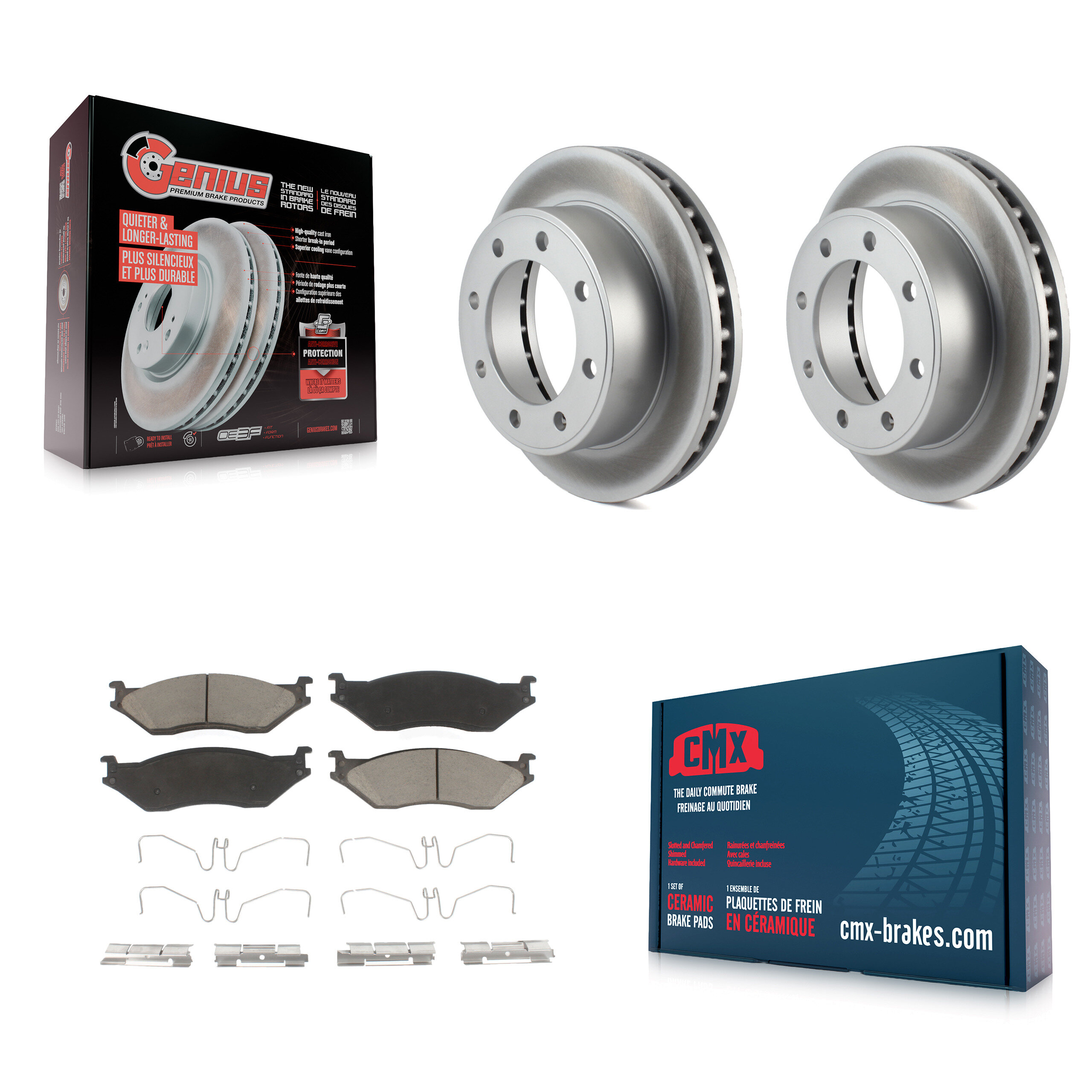 Transit Auto KGC-100399 Disc Brake Kit for 1999-2004 Ford F-450 Super Duty, Ford F-550 Super Duty - Front