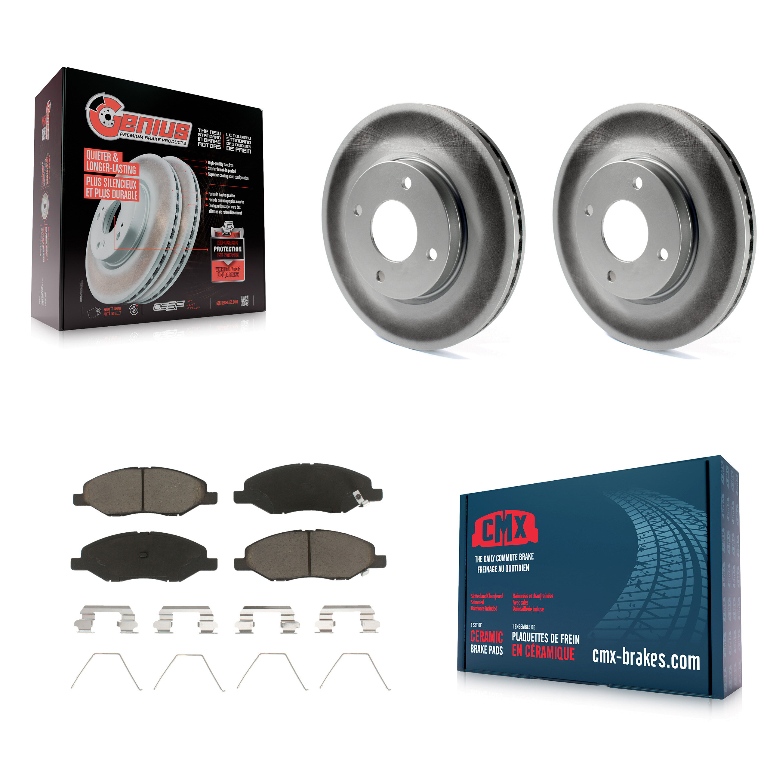 Transit Auto KGC-100436 Disc Brake Kit for 2008 Nissan Versa - Front
