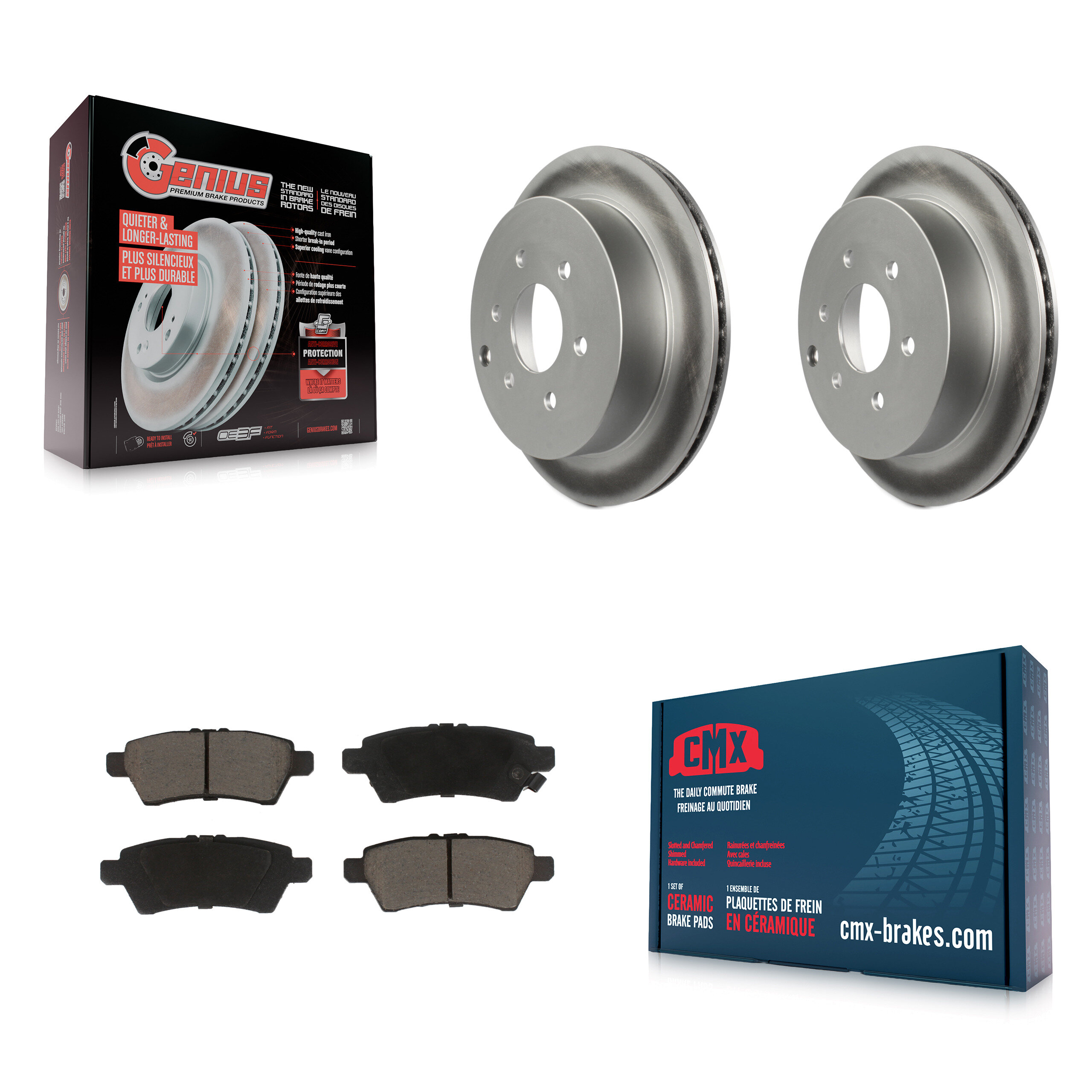 Transit Auto KGC-101545 Disc Brake Kit for 2006-2007 Nissan Xterra - Rear