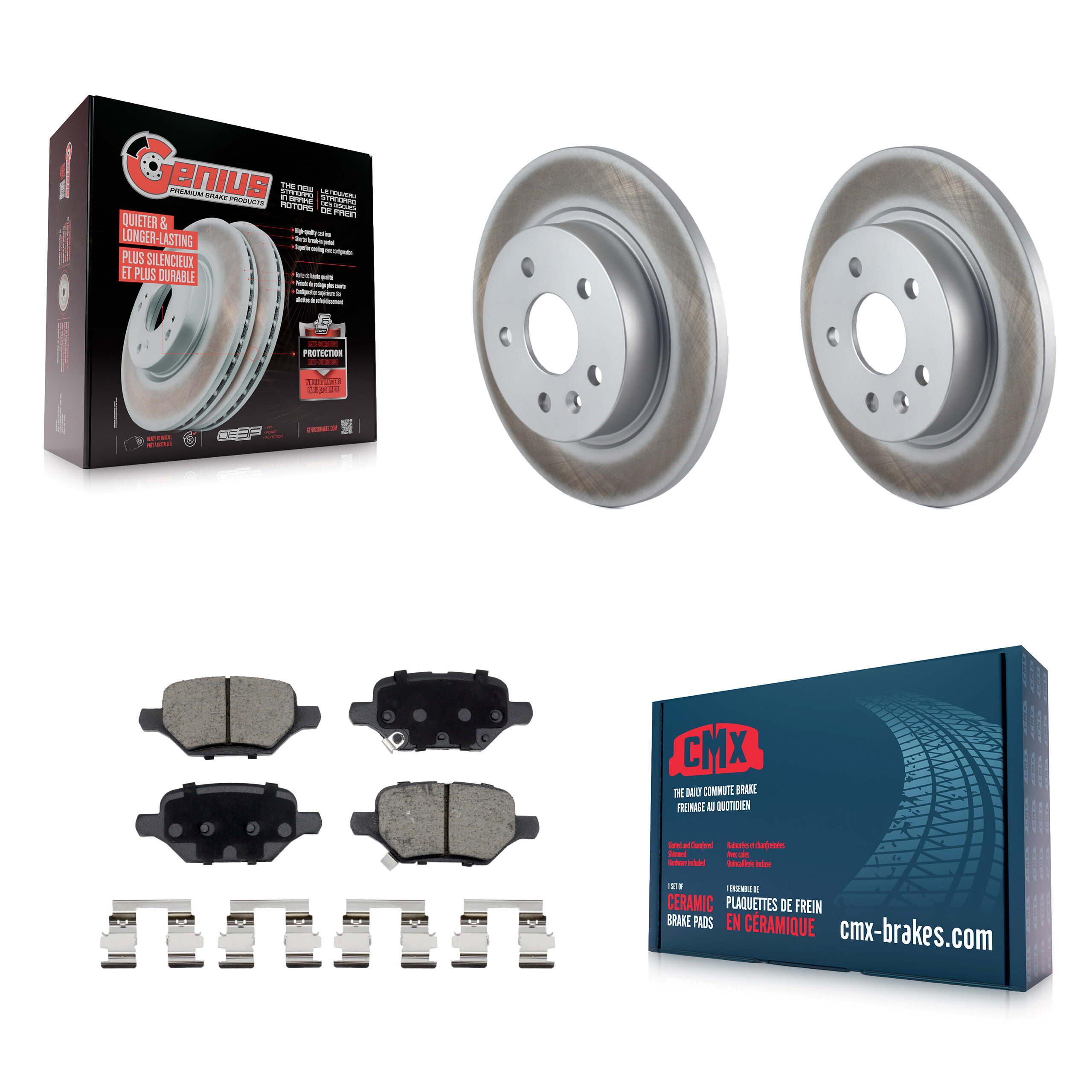 Transit Auto KGC-101597 Disc Brake Kit for 2018-2022 Buick Encore, Chevrolet Trax - Rear