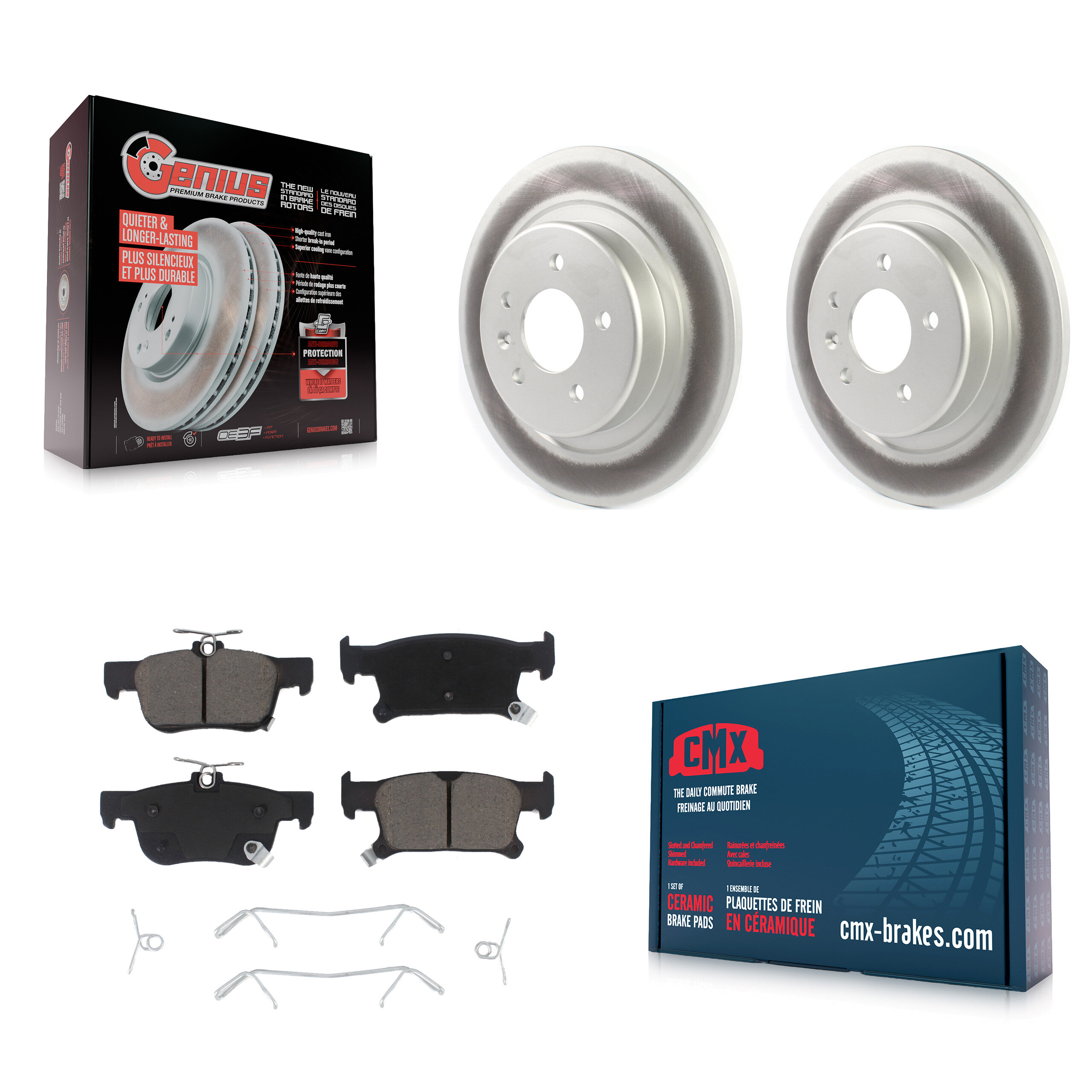 Transit Auto KGC-101699 Disc Brake Kit for 2016-2018 Buick Envision - Rear