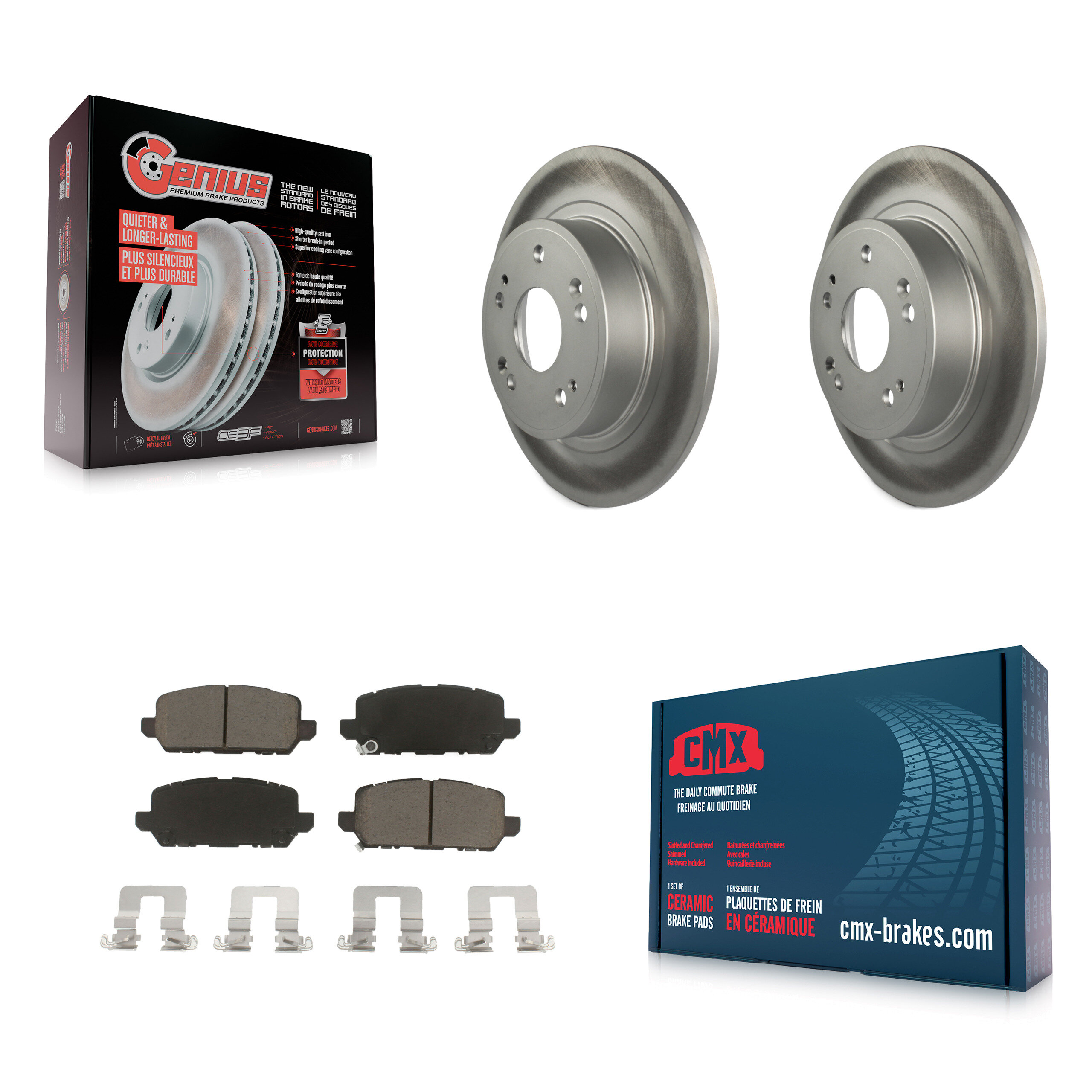 Transit Auto KGC-101837 Disc Brake Kit for 2016-2022 Honda HR-V - Rear