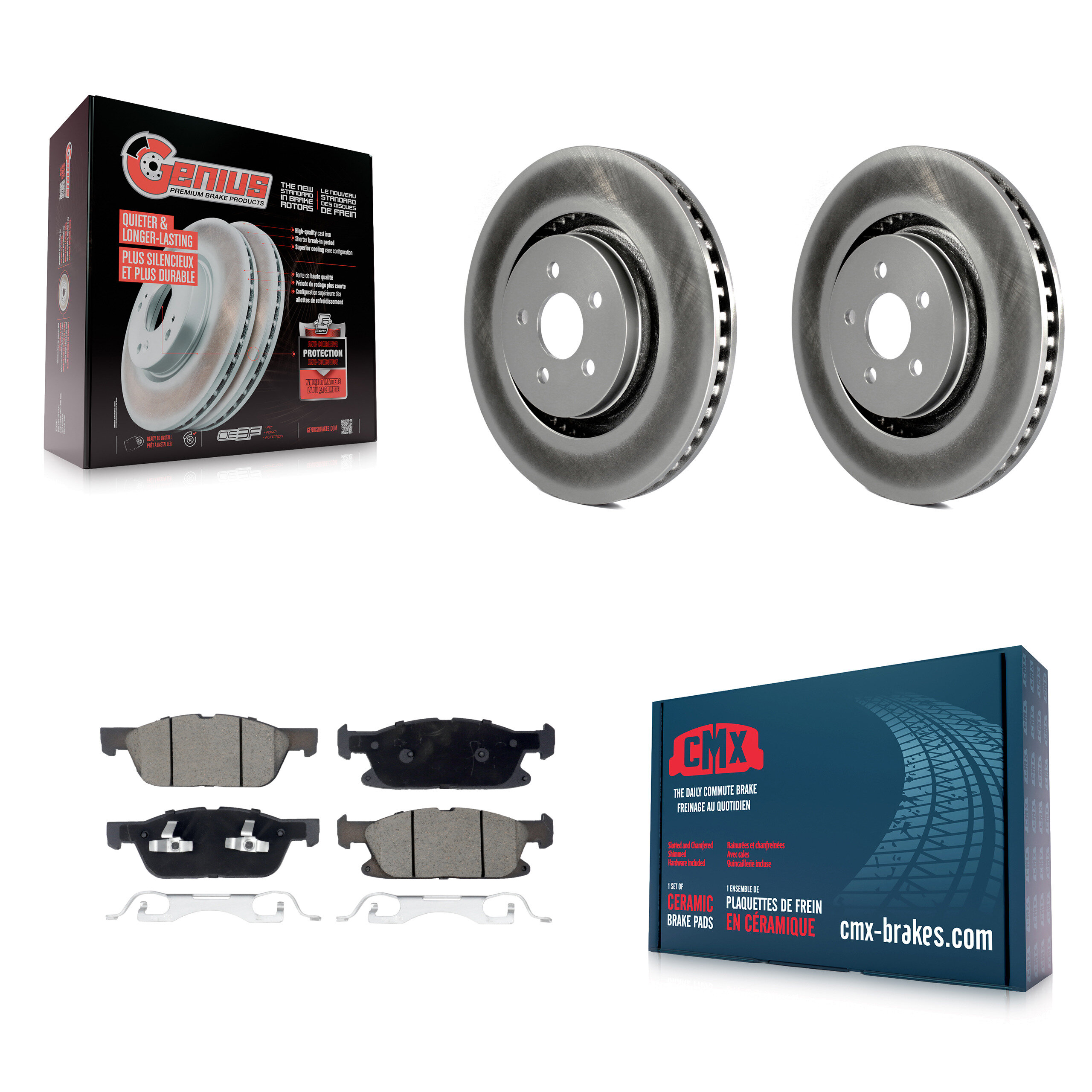 Transit Auto KGC-102225 Disc Brake Kit for 2019-2023 Lincoln Nautilus - Front