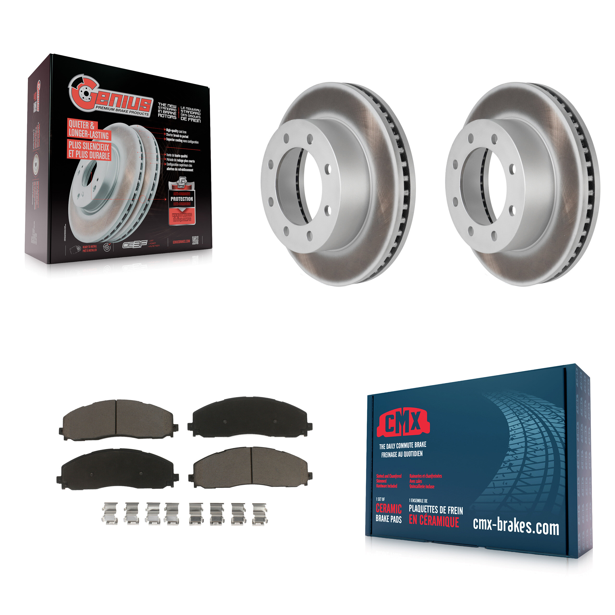 Transit Auto KGC-102300 Disc Brake Kit for 2013 Ford F-250 Super Duty - Front