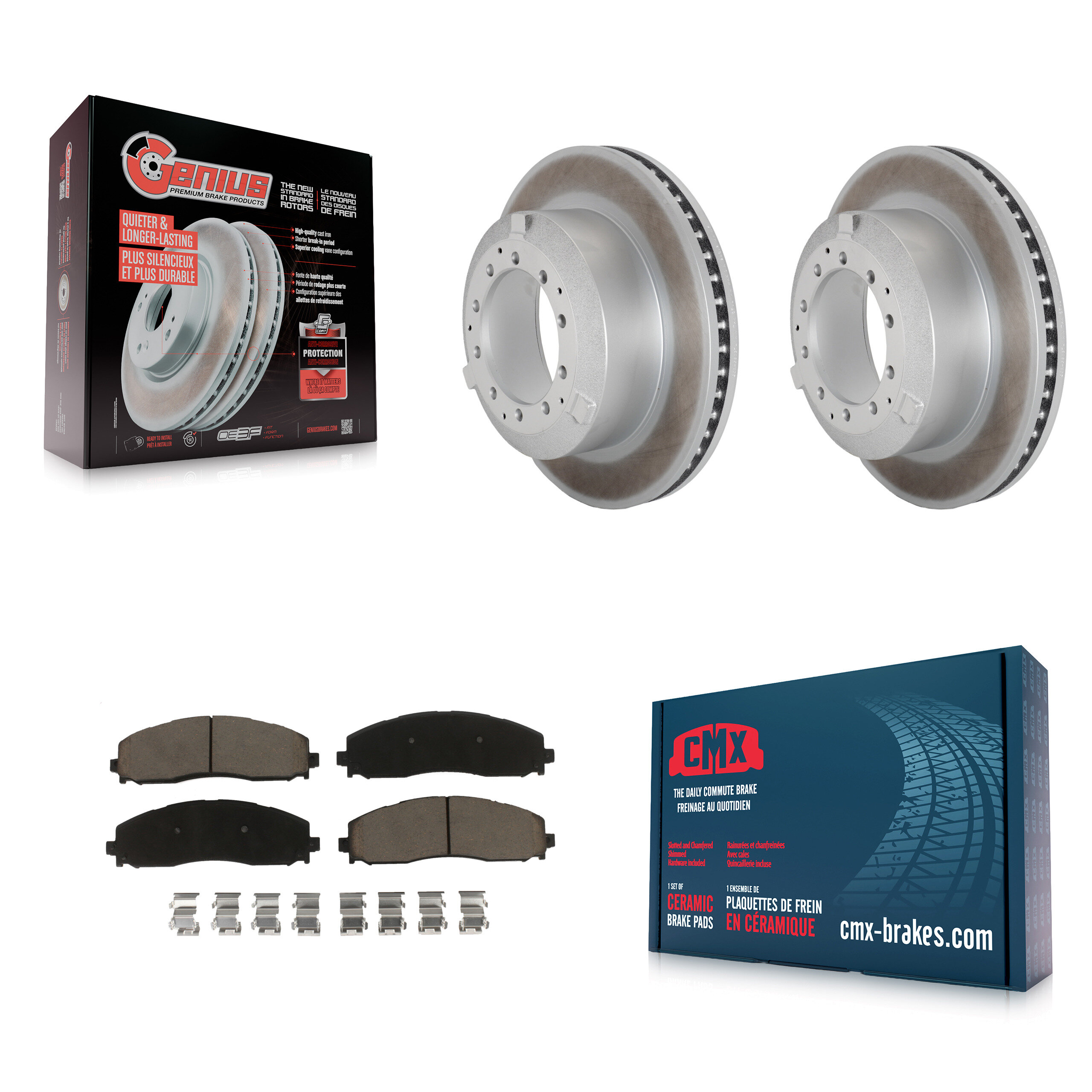Transit Auto KGC-102477 Disc Brake Kit for 2015-2016 Ford F-350 Super Duty - Rear