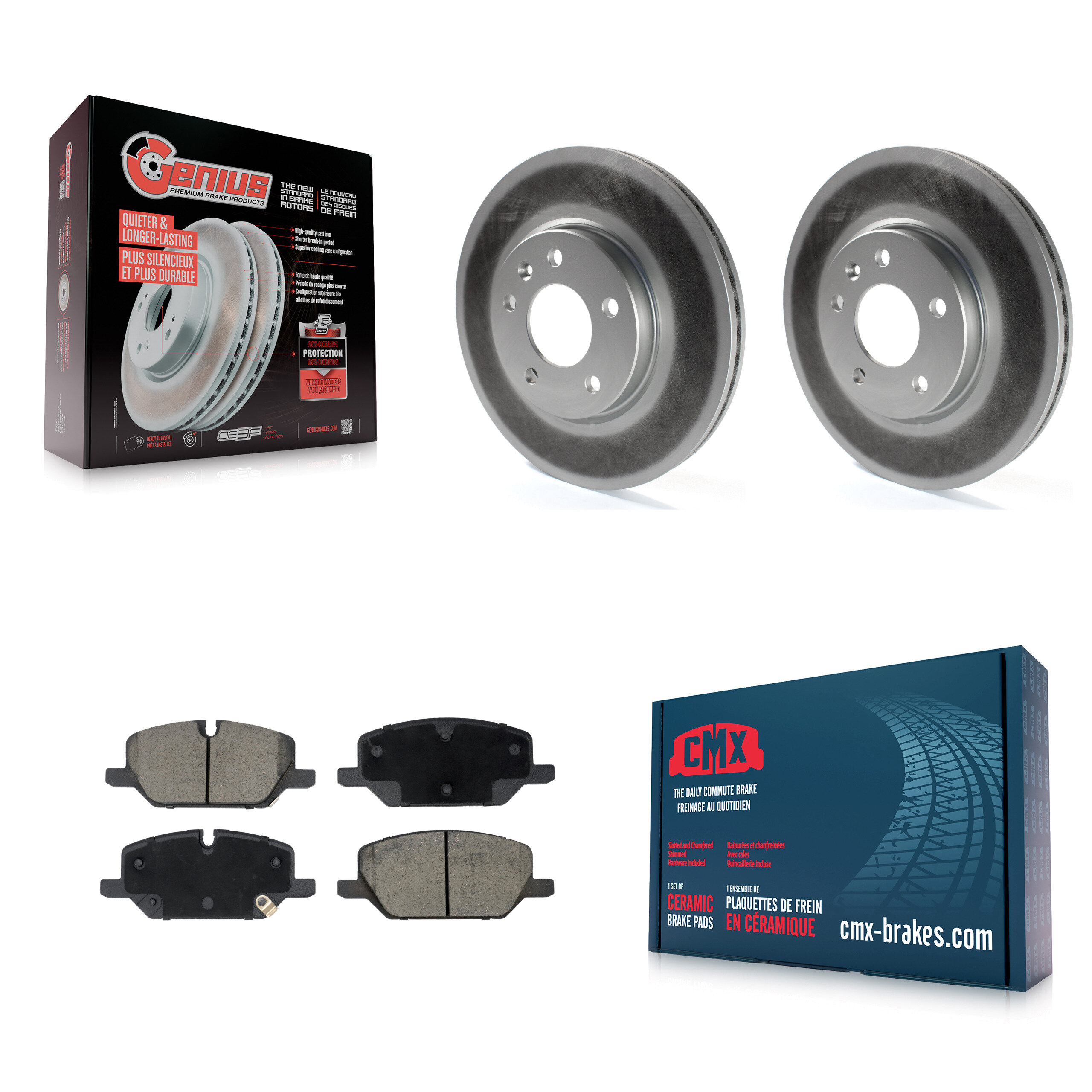 Transit Auto KGC-102759 Disc Brake Kit for 2022-2023 GMC Terrain - Front