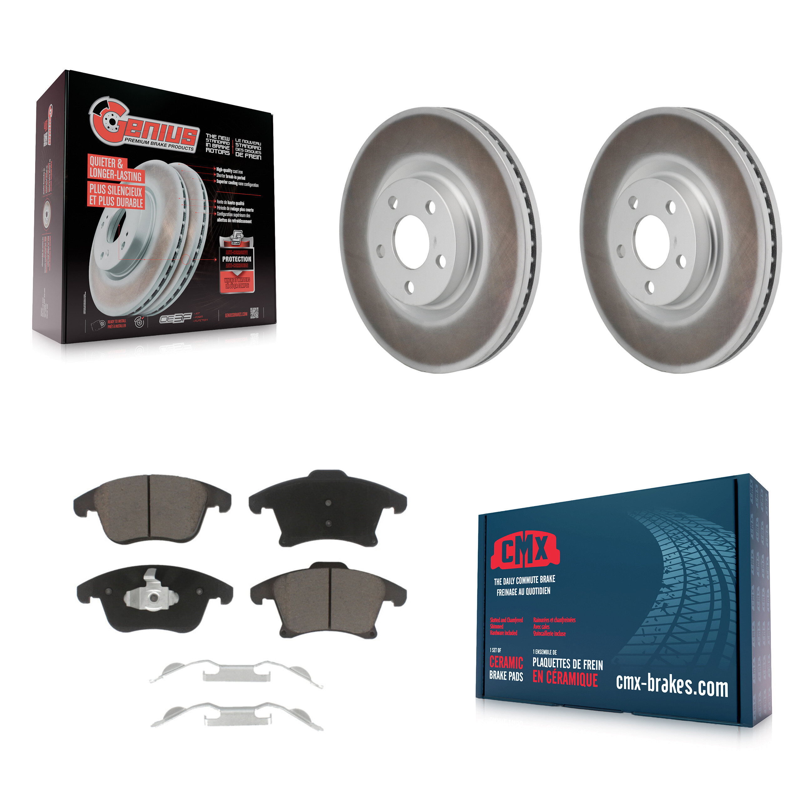Transit Auto KGC-102780 Disc Brake Kit for 2017-2020 Lincoln MKZ - Front