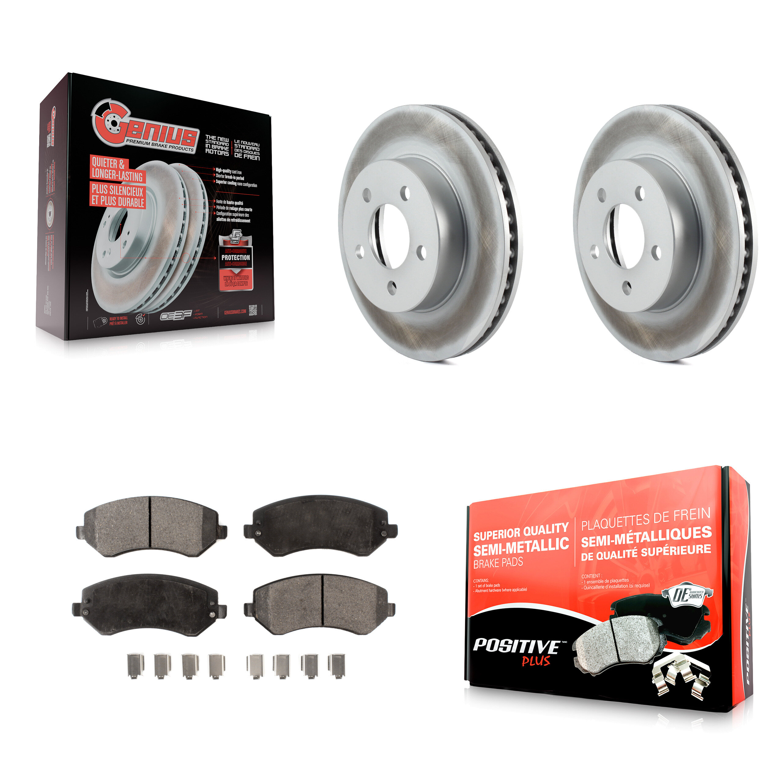 Transit Auto KGF-100141 Disc Brake Kit for 2002-2007 Jeep Liberty - Front