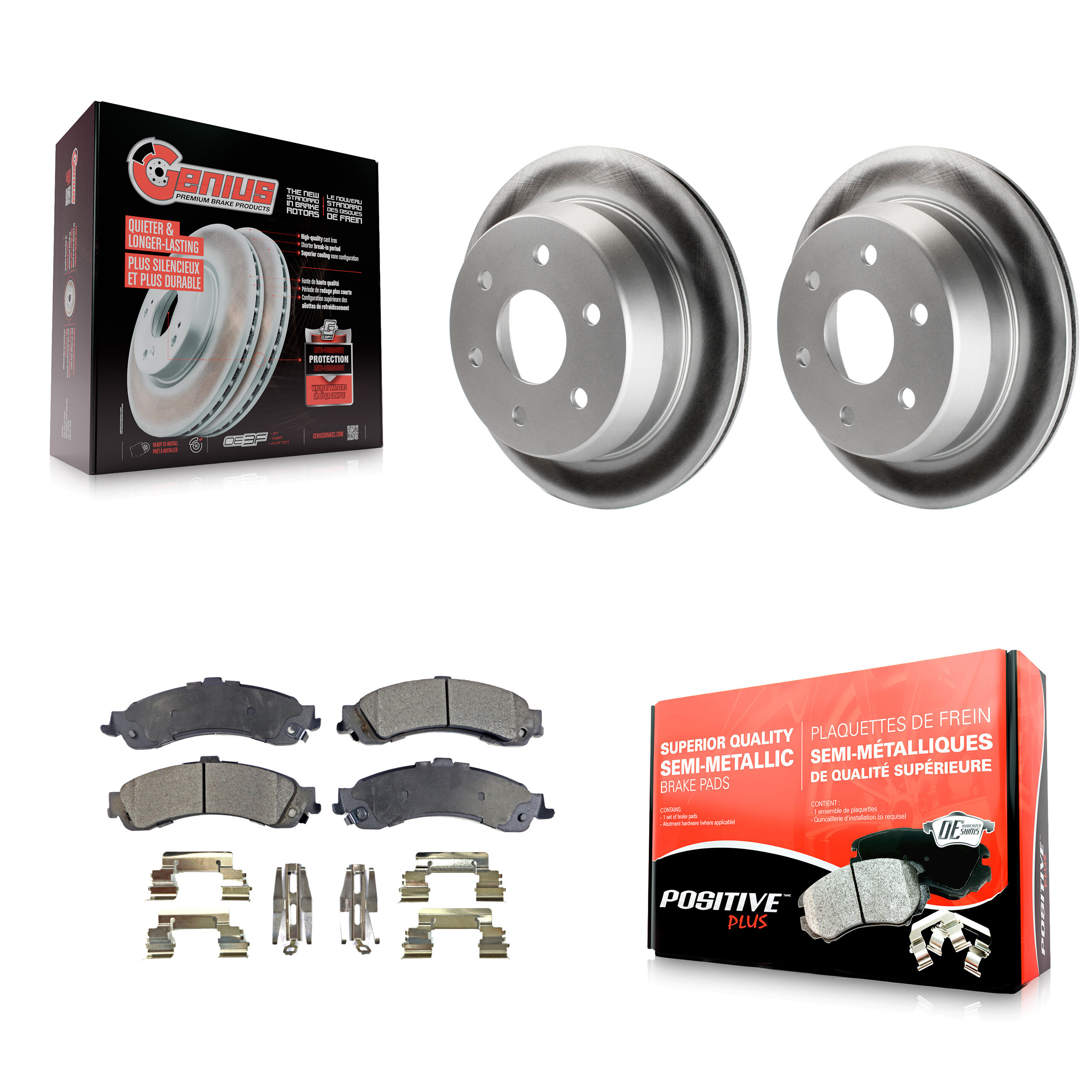 Transit Auto KGF-101192 Disc Brake Kit for 2002 Chevrolet Suburban 1500 - Rear