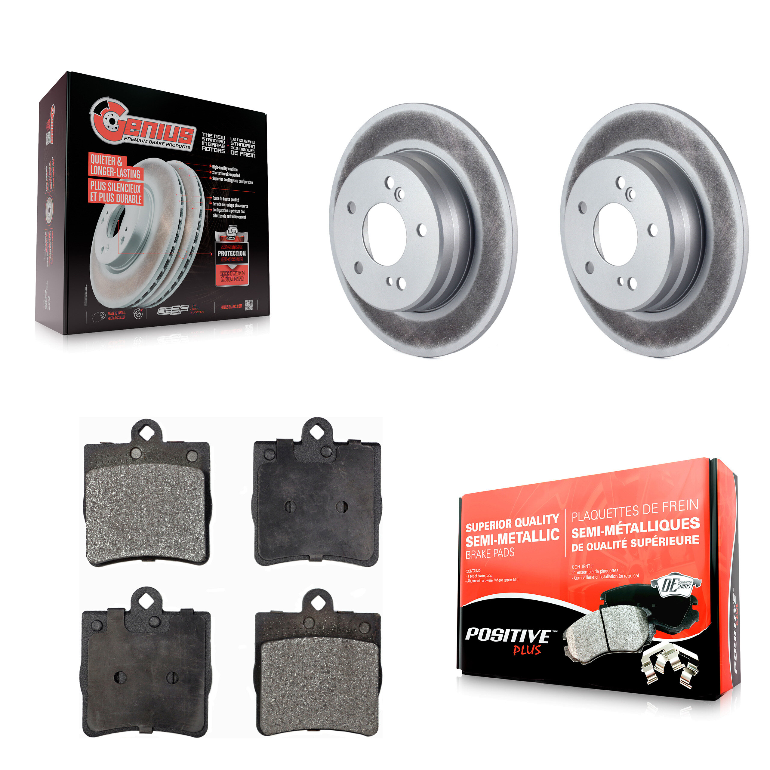 Transit Auto - KGF-101355 - Rear Disc Brake Kits