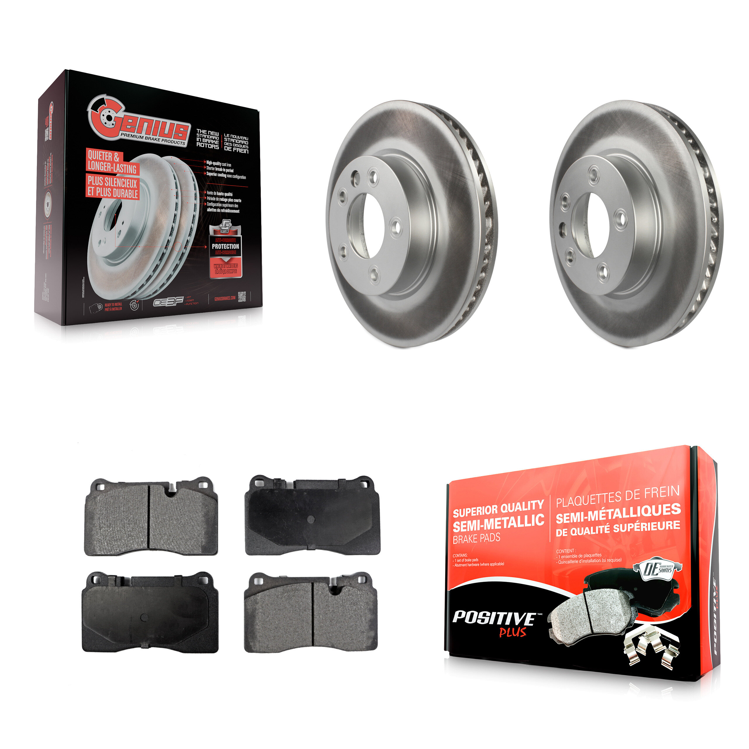 Transit Auto KGF-102294 Disc Brake Kit for 2006-2017 Volkswagen Touareg - Front