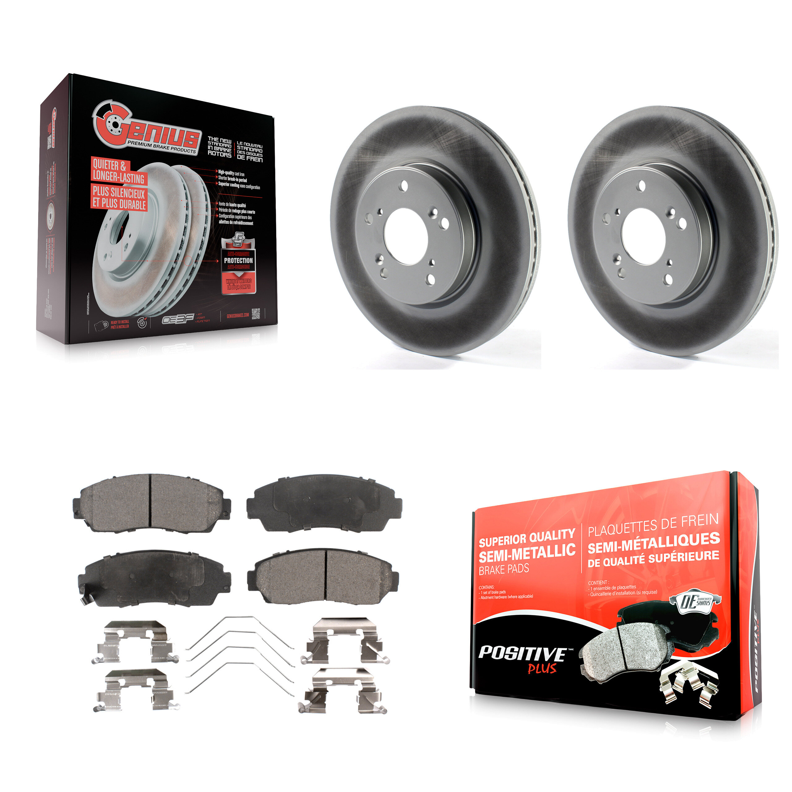 Transit Auto KGF-102741 Disc Brake Kit for 2020 Honda CR-V - Front