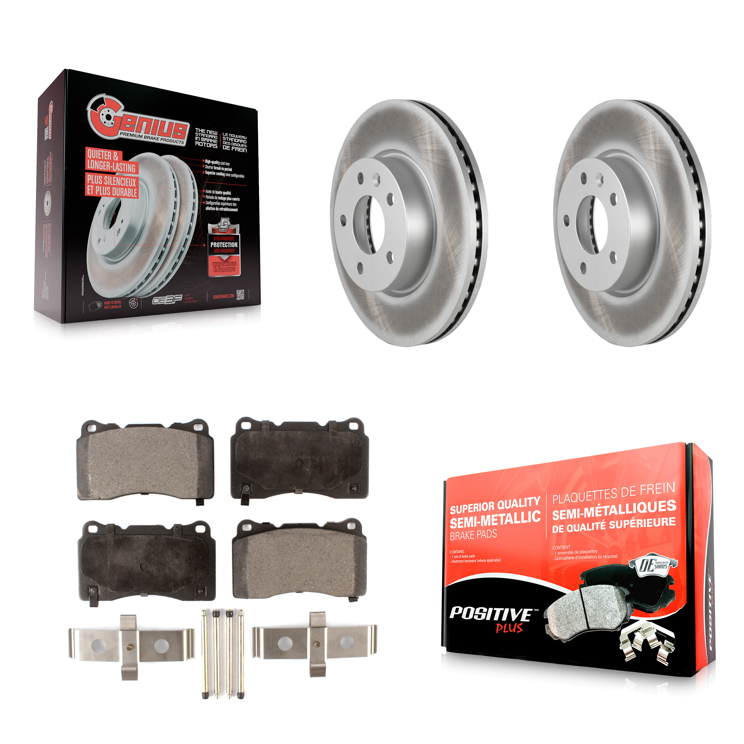 Transit Auto KGF-102745 Disc Brake Kit for 2019 Cadillac ATS - Front