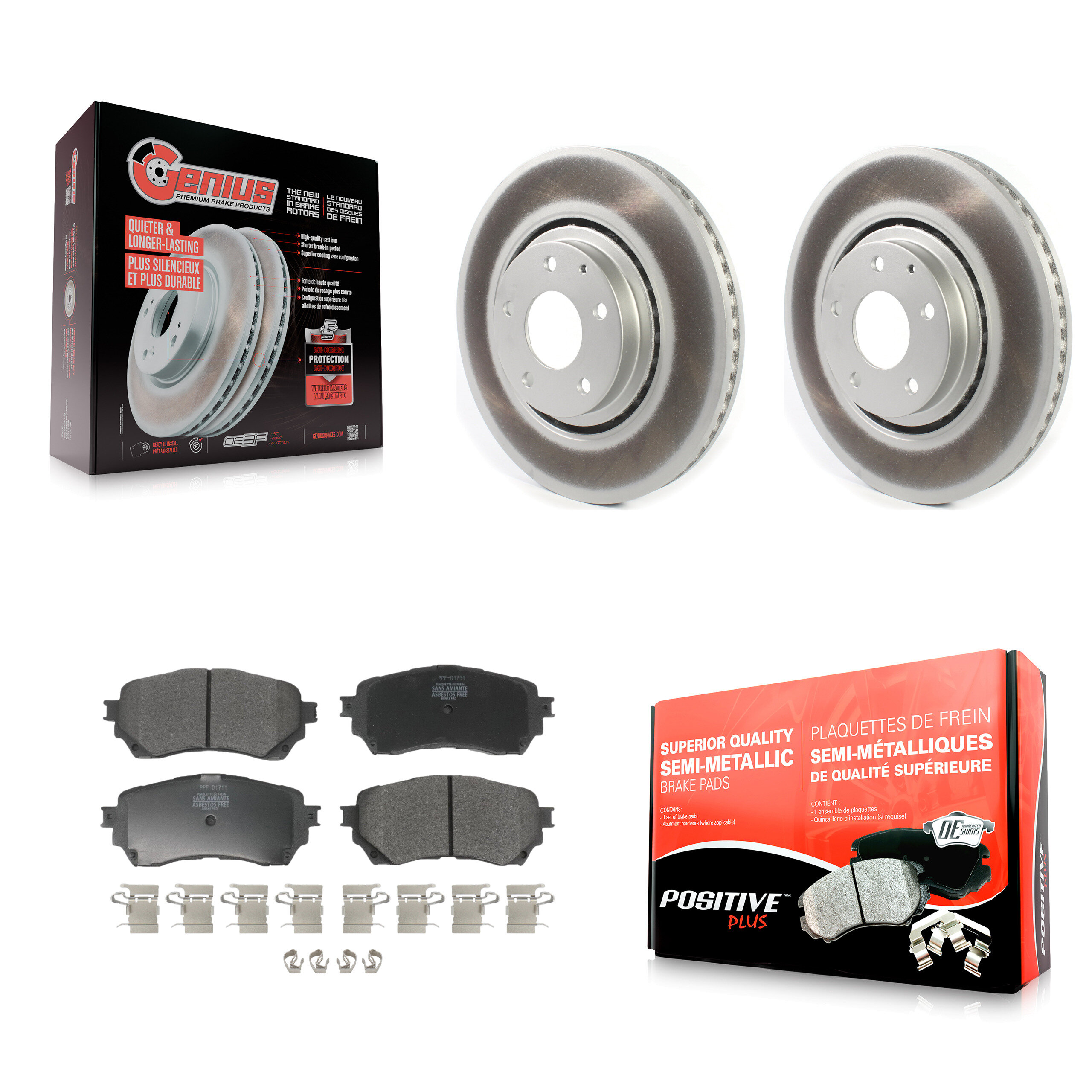 Transit Auto KGF-102748 Disc Brake Kit for 2021 Mazda 6 - Front