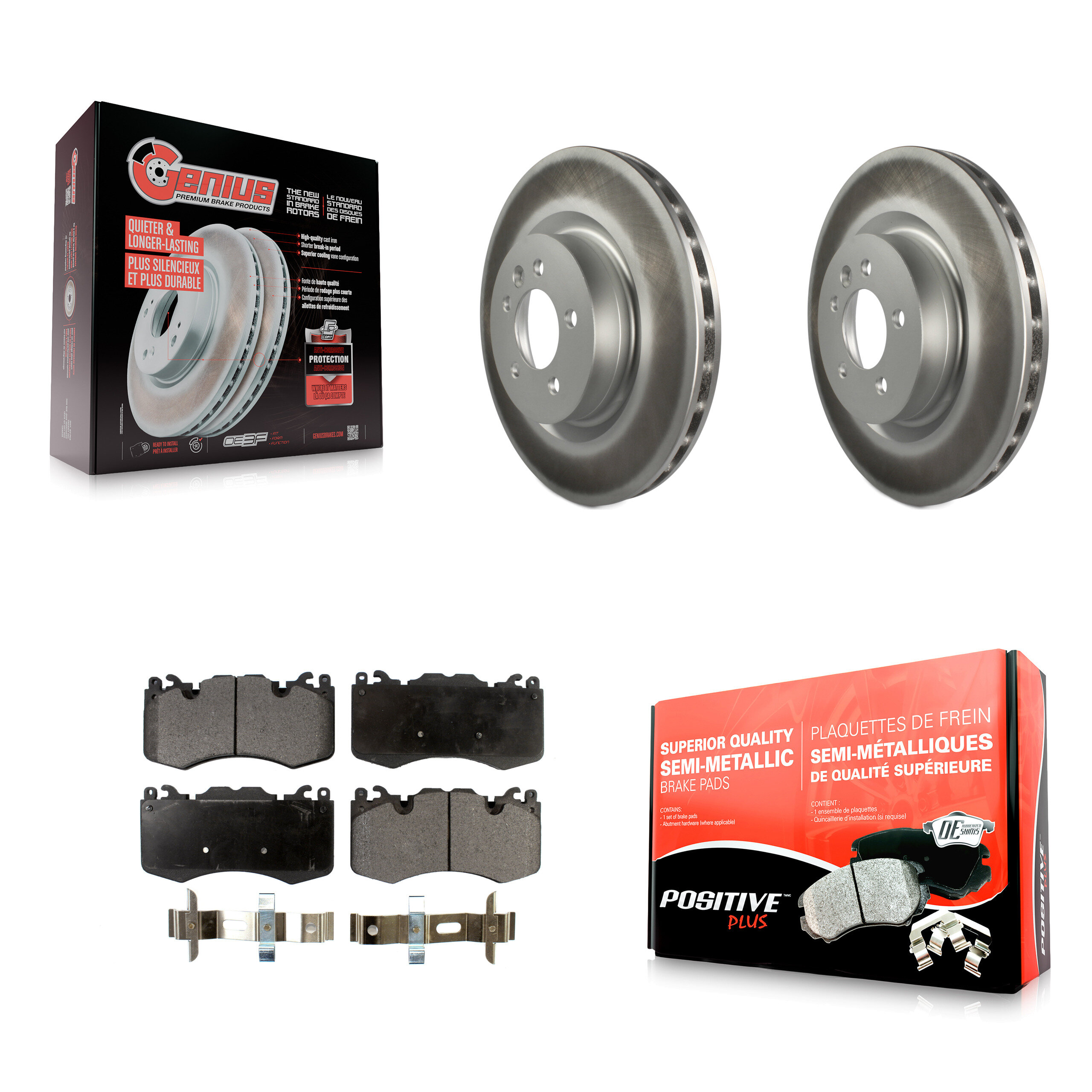 Transit Auto KGF-102930 Disc Brake Kit for 2016 Land Rover Range Rover - Front