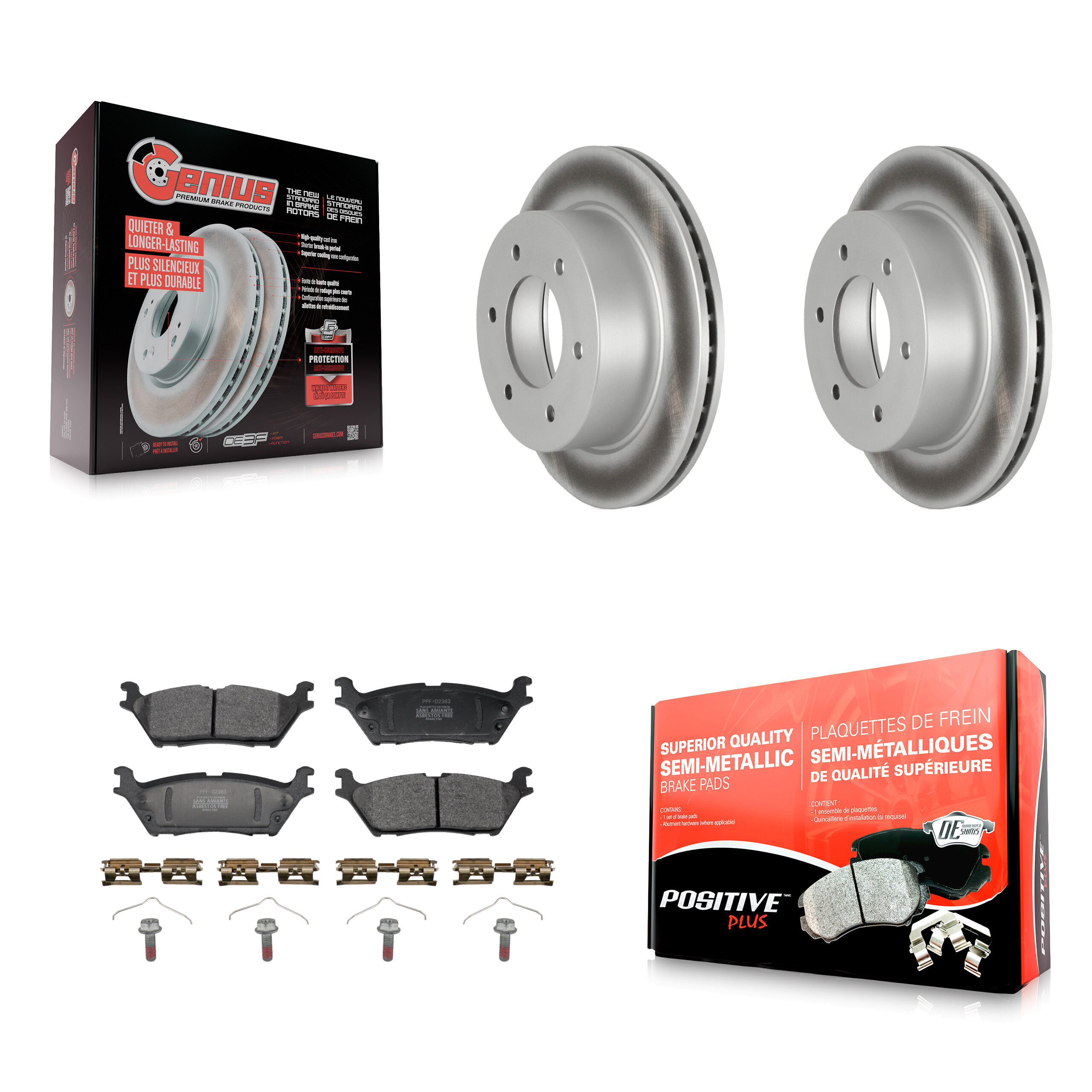 Transit Auto KGF-103315 Disc Brake Kit for 2022-2023 Ford Bronco - Rear