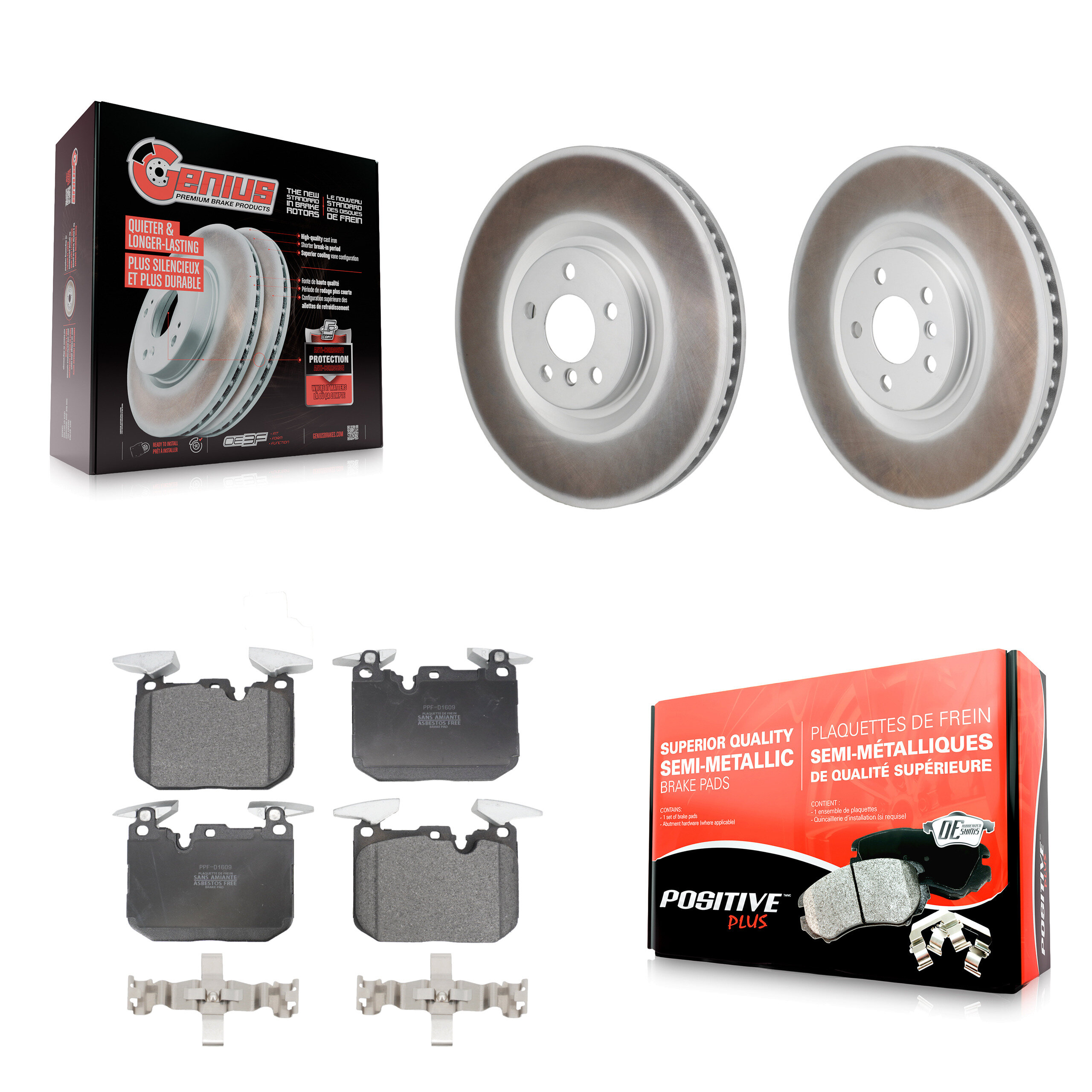 Transit Auto KGF-103366 Disc Brake Kit for 2021 Mini Cooper - Front
