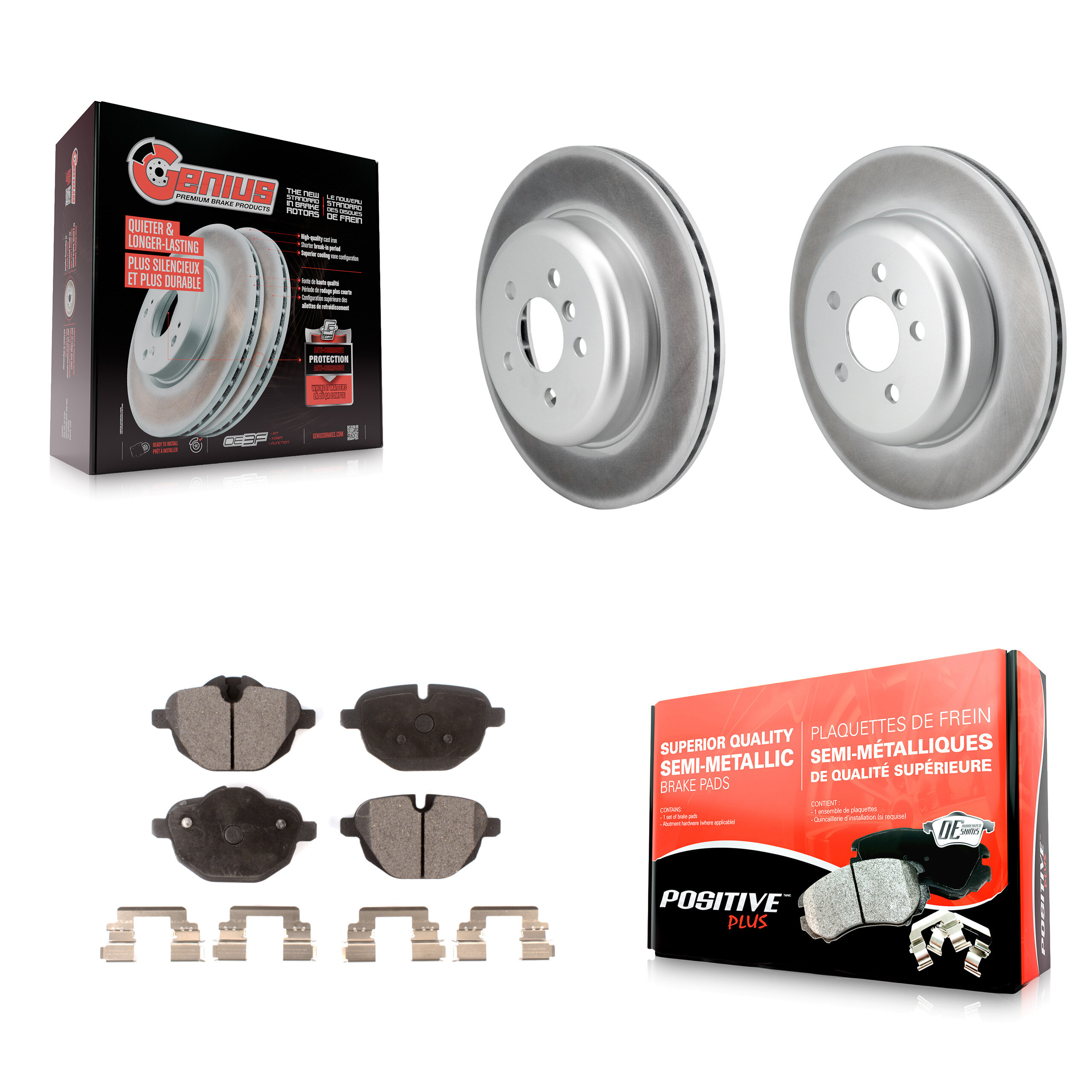 Transit Auto KGF-104029 Disc Brake Kit for 2022 BMW X3 - Rear