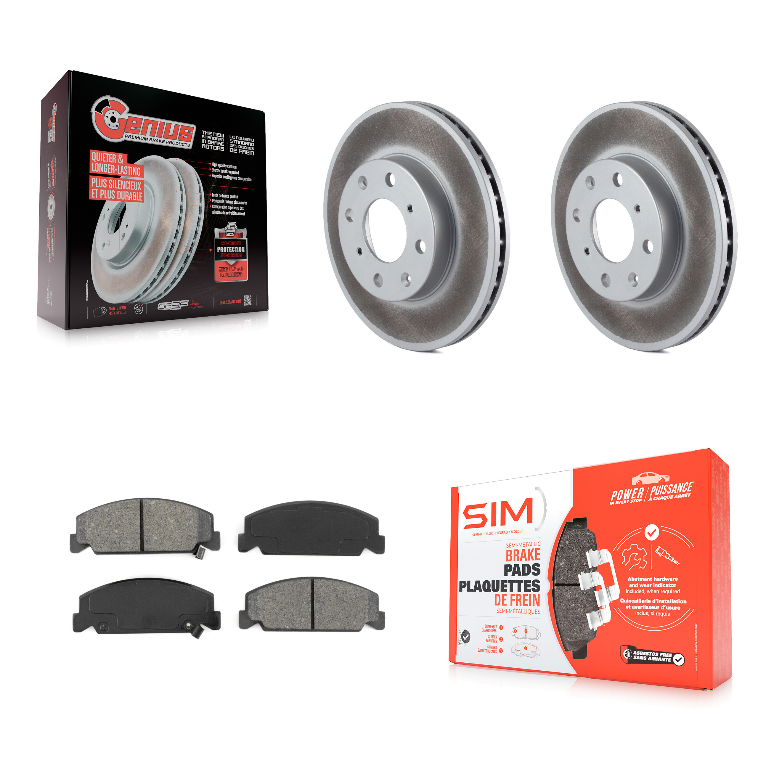 Transit Auto - KGS-100180 - Front Disc Brake Kits
