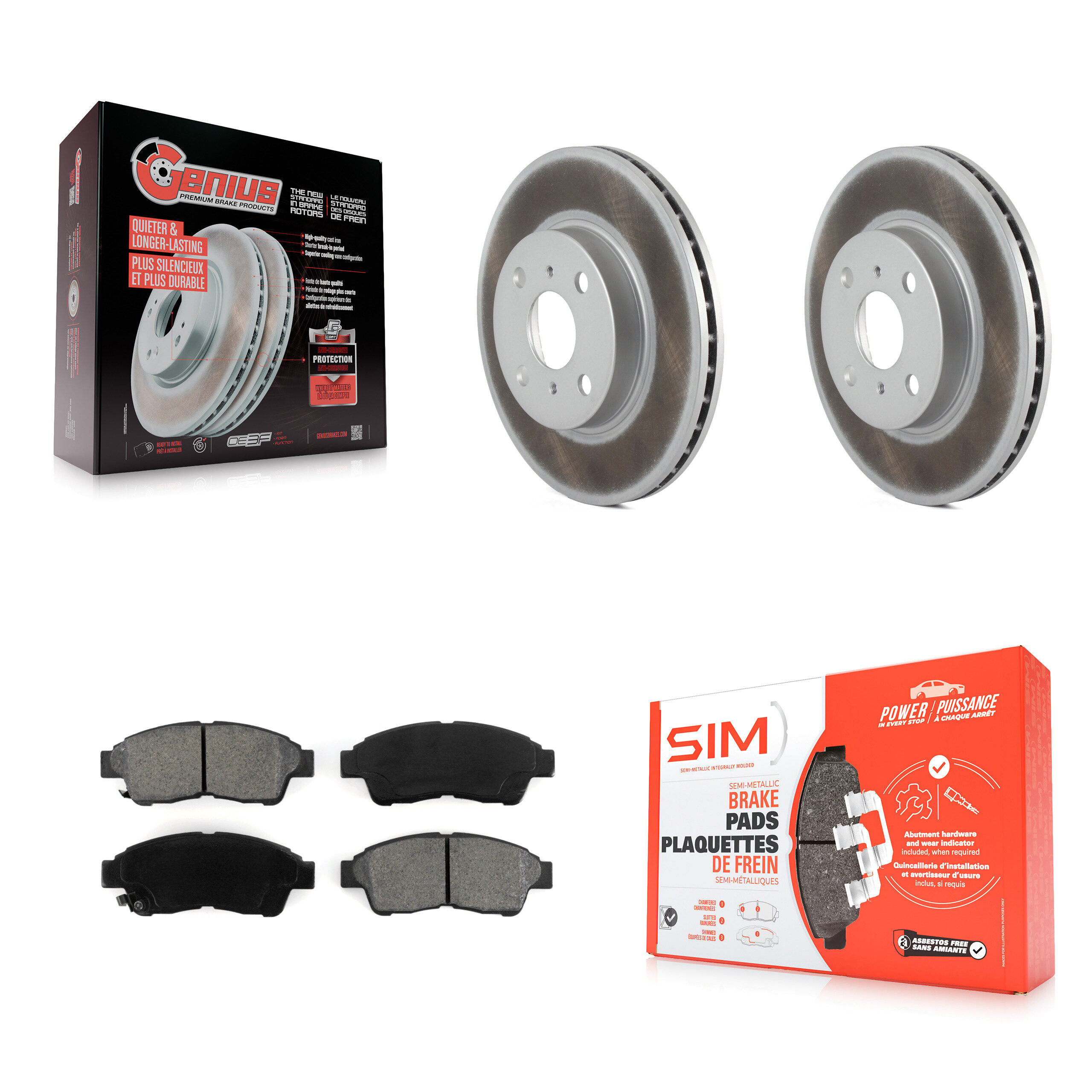 Transit Auto - KGS-100190 - Front Disc Brake Kits