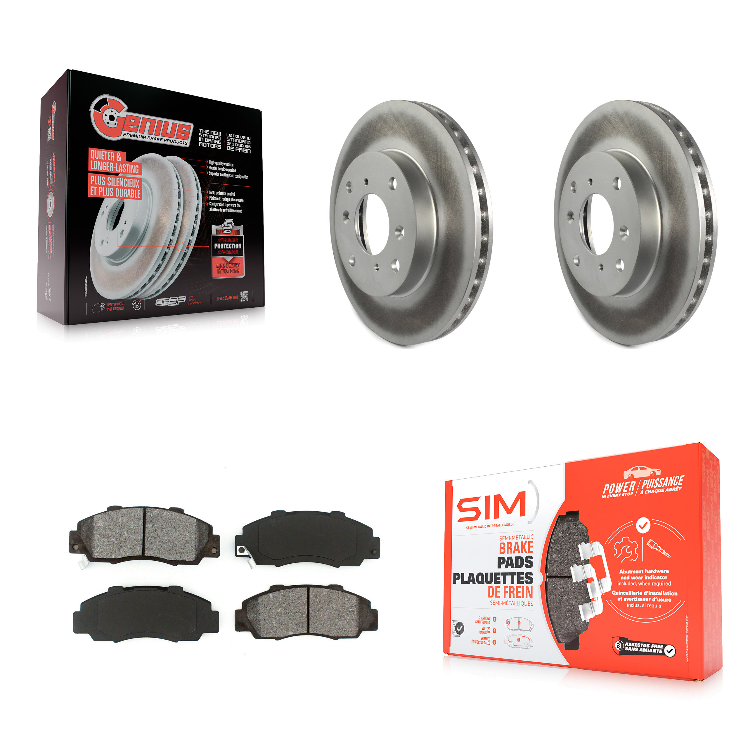 Transit Auto - KGS-100203 - Front Disc Brake Kits