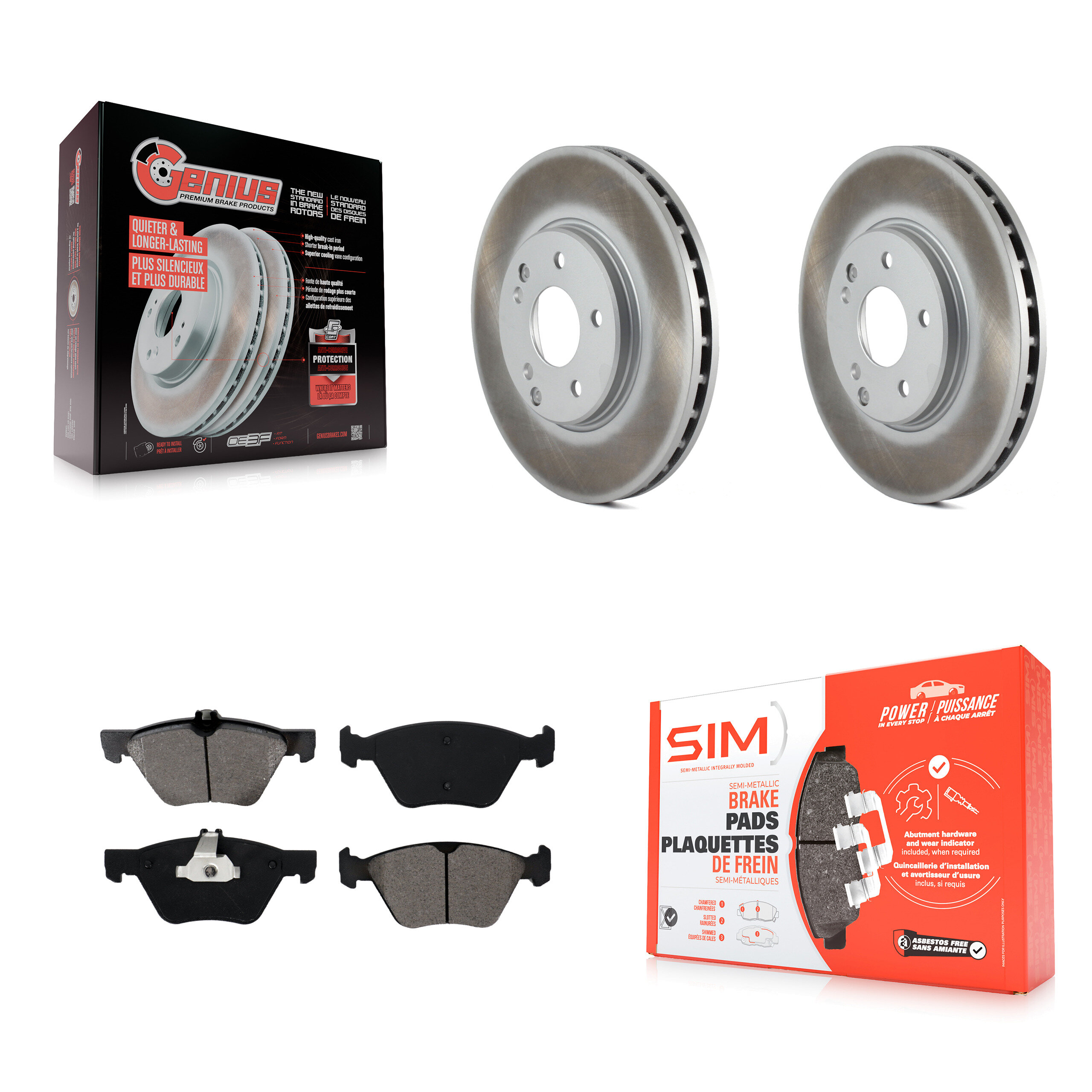 Transit Auto - KGS-100212 - Front Disc Brake Kits