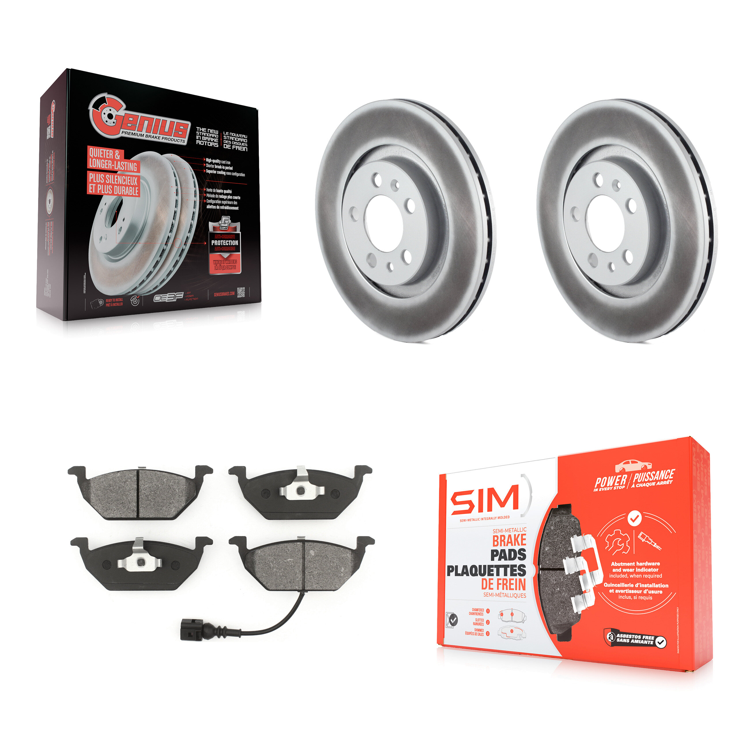 Transit Auto - KGS-100214 - Front Disc Brake Kits
