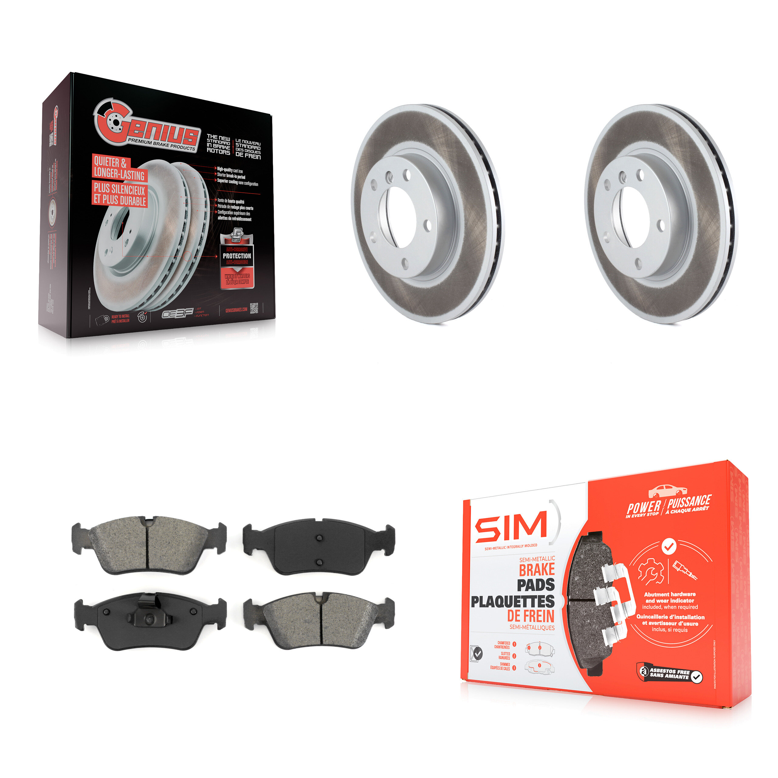 Transit Auto - KGS-100216 - Front Disc Brake Kits