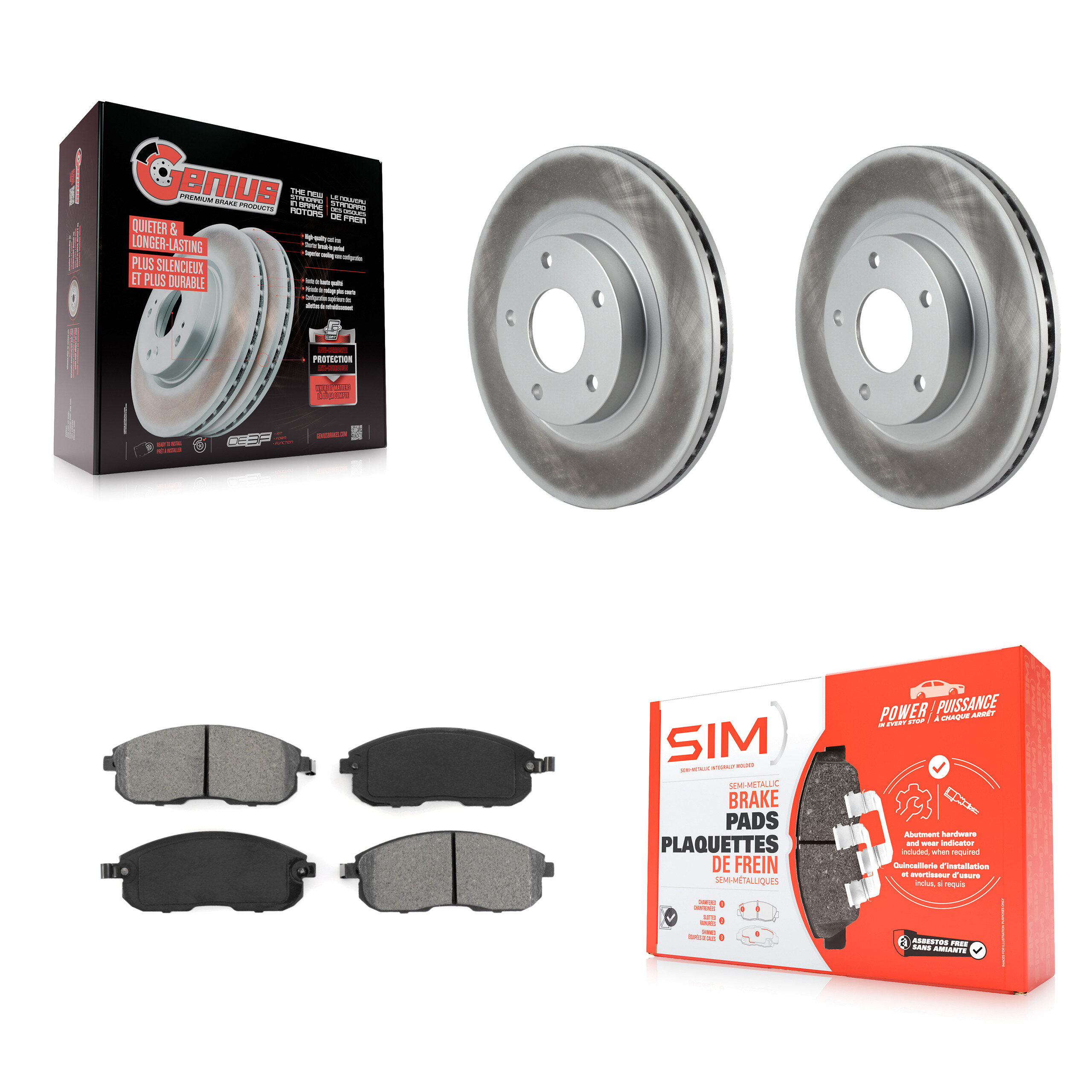 Transit Auto - KGS-100259 - Front Disc Brake Kits