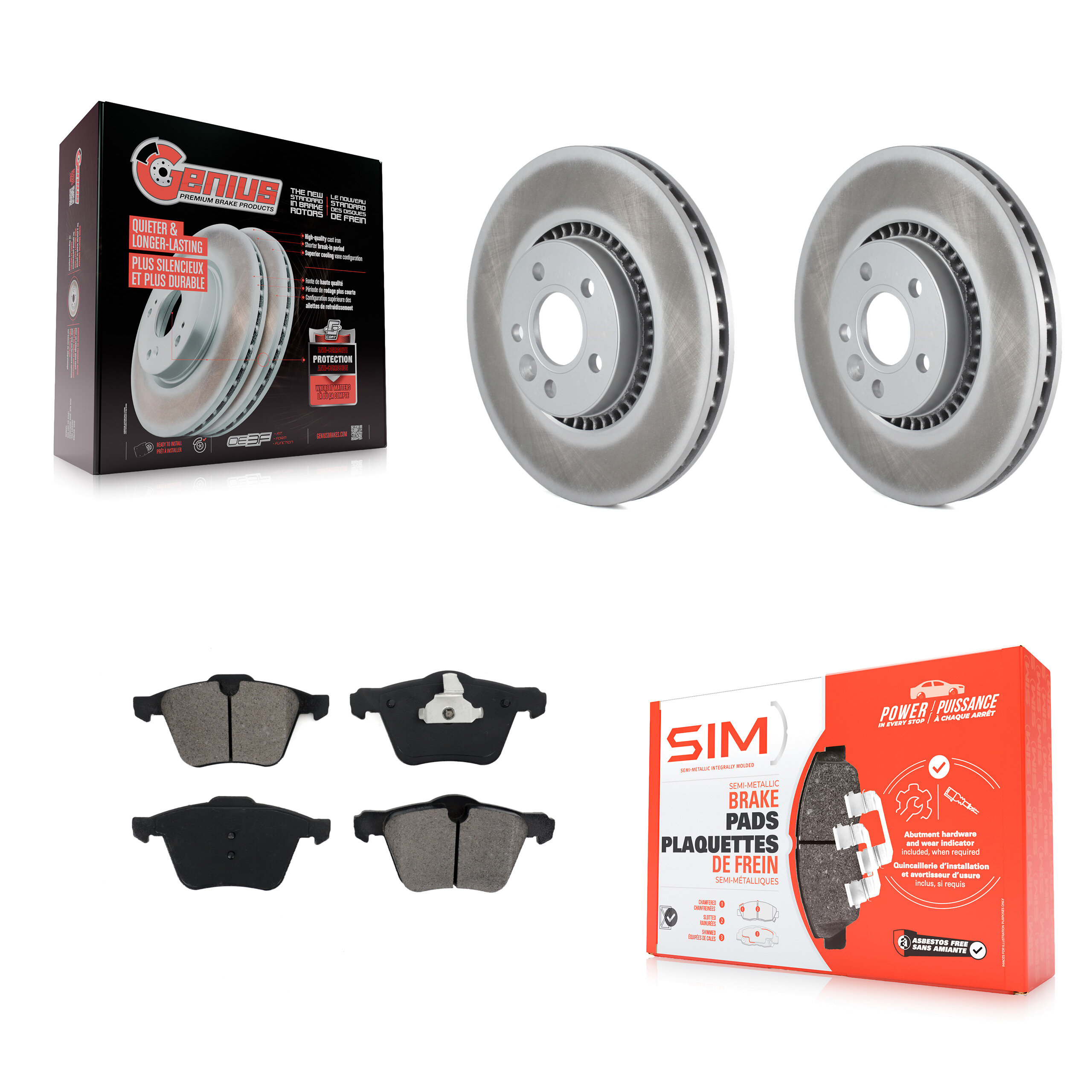 Transit Auto - KGS-100403 - Front Disc Brake Kits