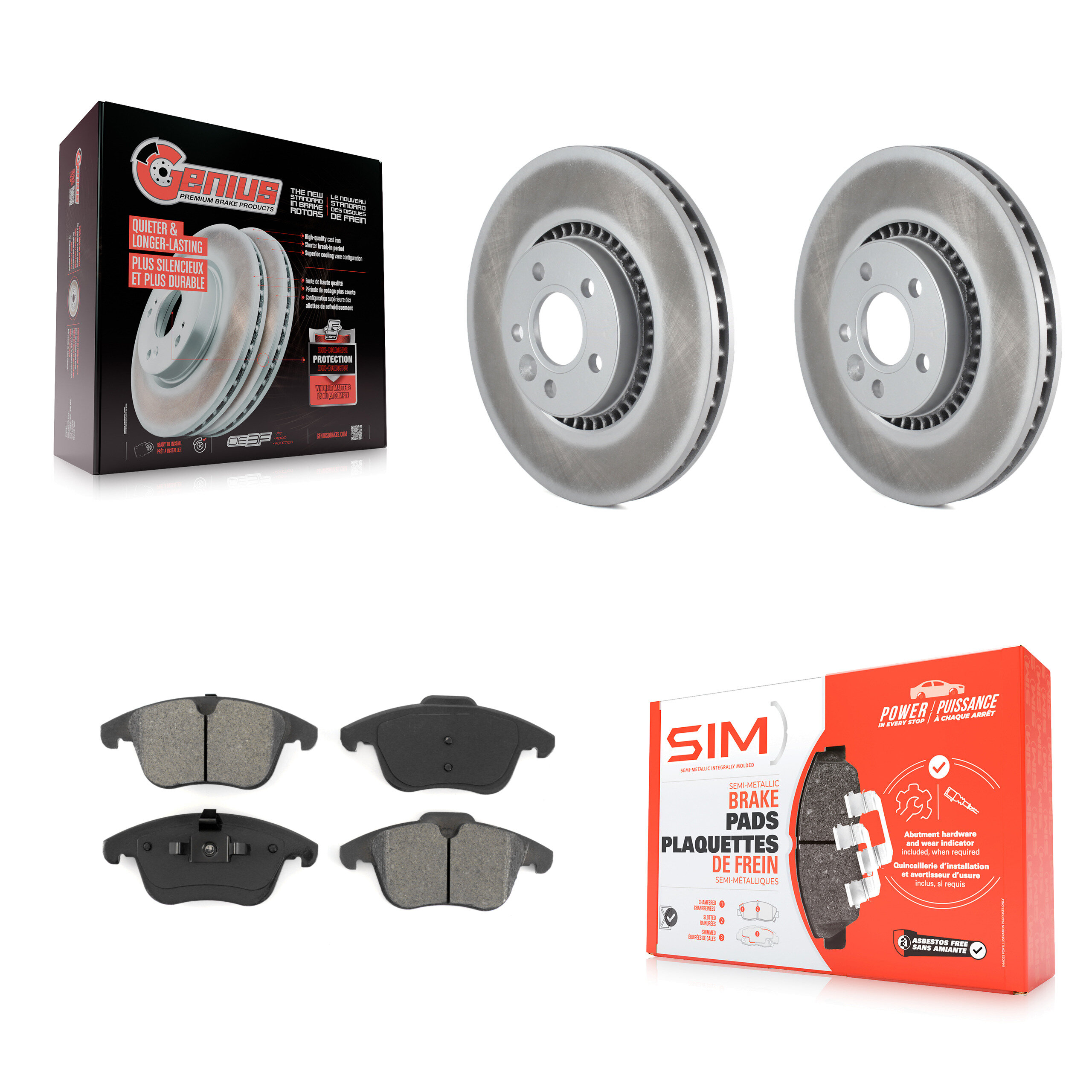 Transit Auto - KGS-100404 - Front Disc Brake Kits