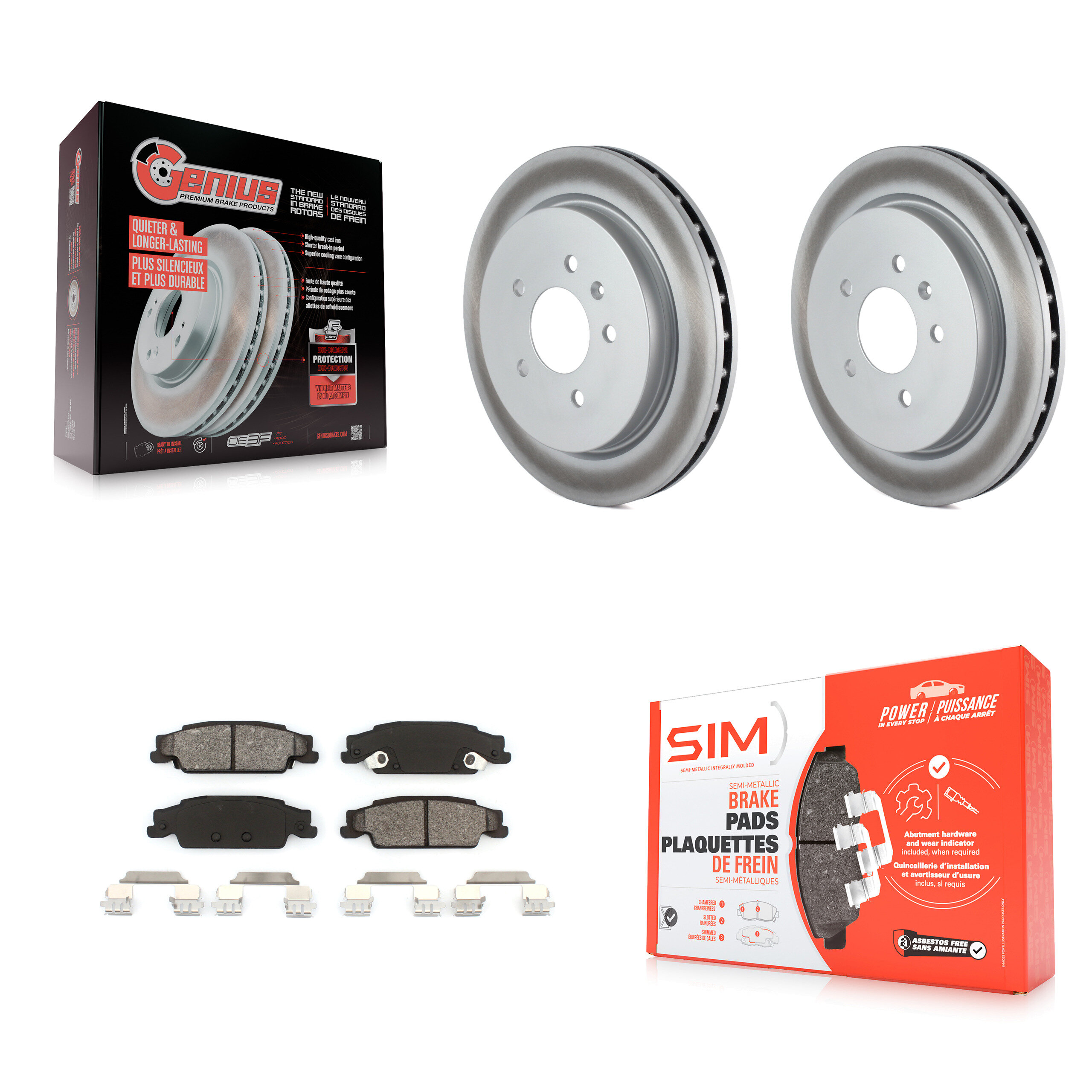 Transit Auto - KGS-101142 - Rear Disc Brake Kits
