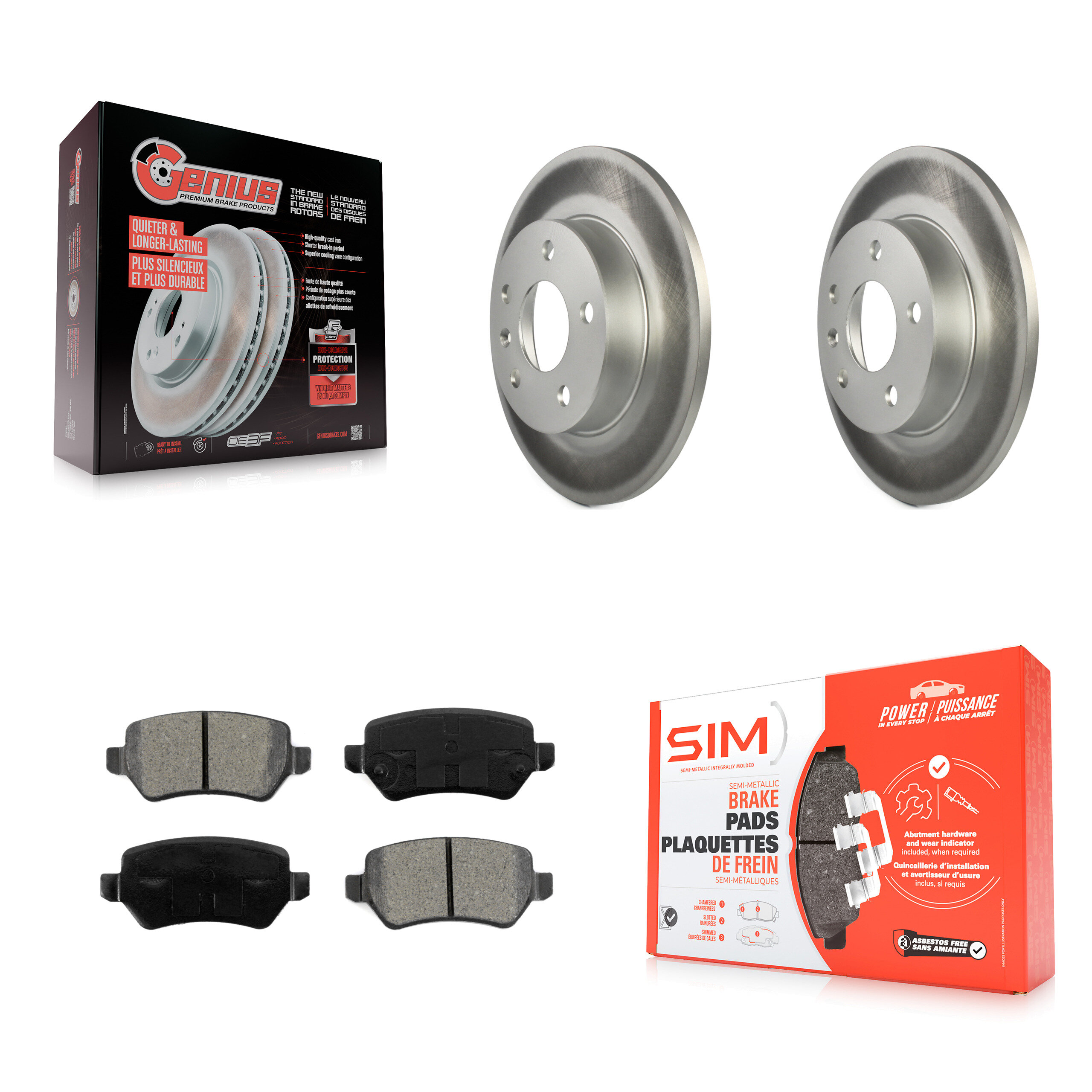 Transit Auto - KGS-101157 - Rear Disc Brake Kits