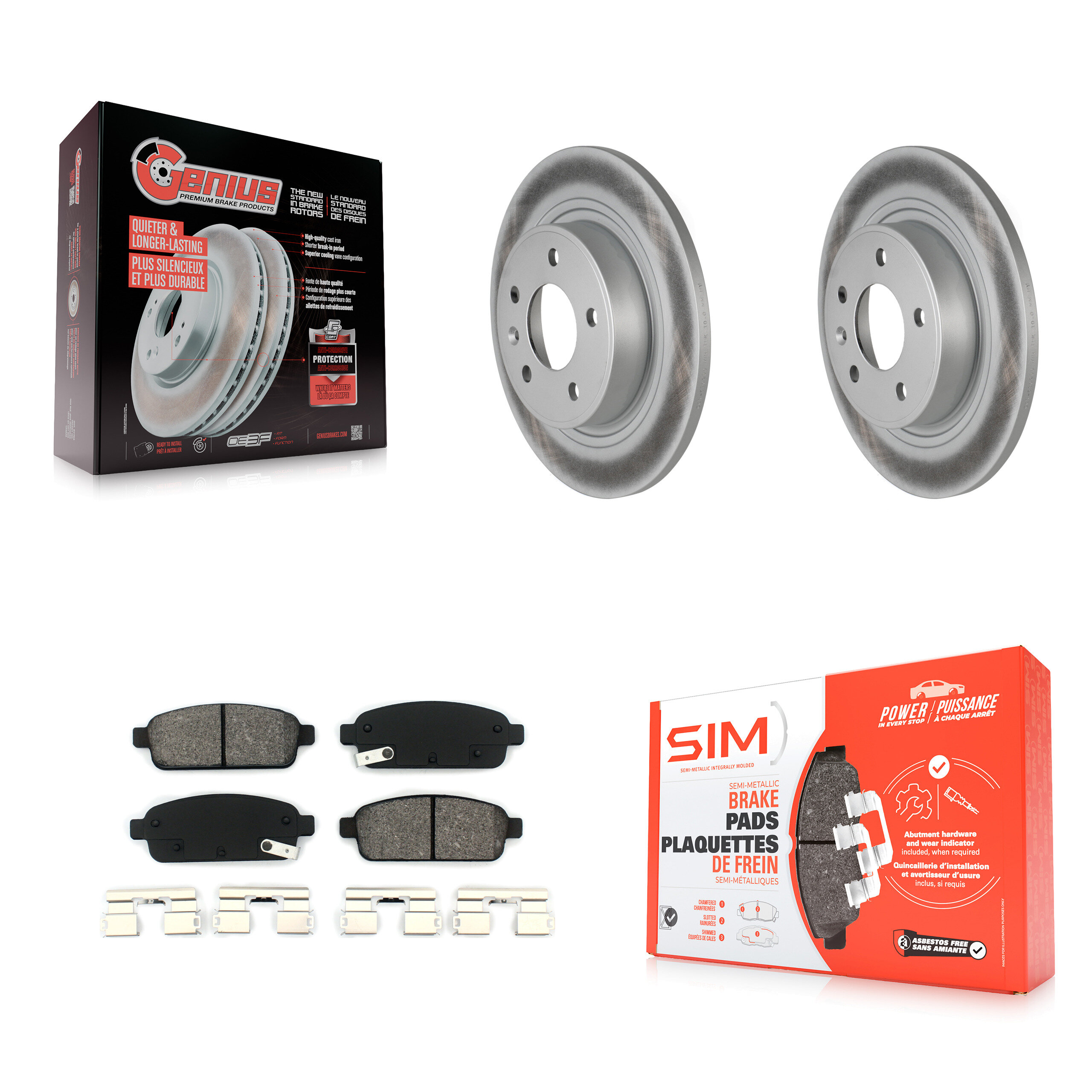 Transit Auto - KGS-101172 - Rear Disc Brake Kits