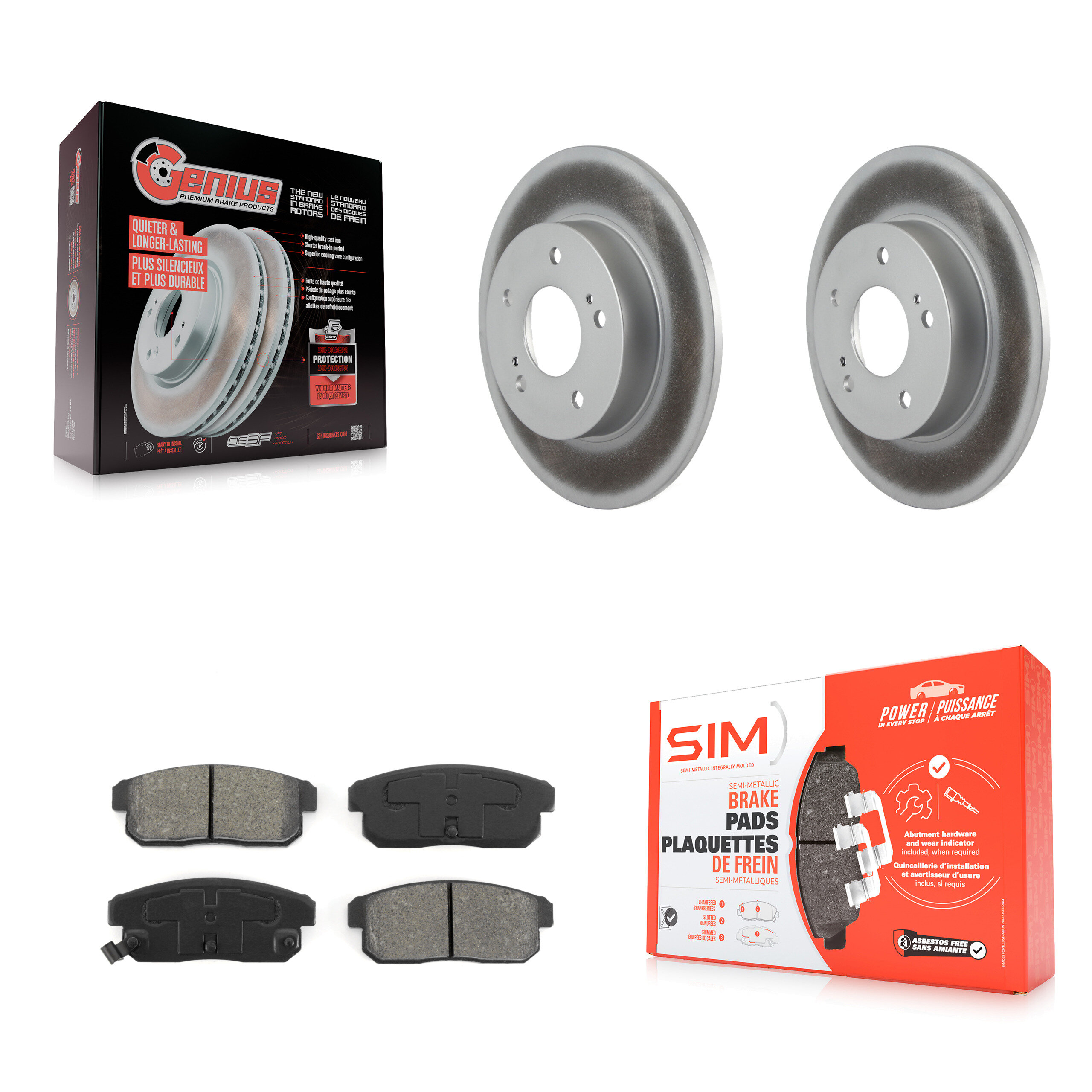 Transit Auto - KGS-101276 - Rear Disc Brake Kits